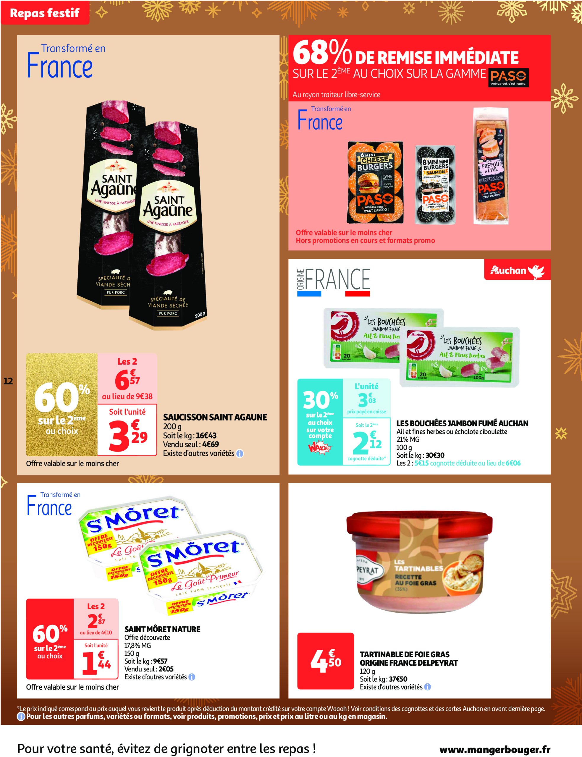 auchan - Catalogue Auchan supermarché - Cette semaine plus de 1000 offres en magasin dans votre super valable dès 26/12 - 31/12 - page: 12