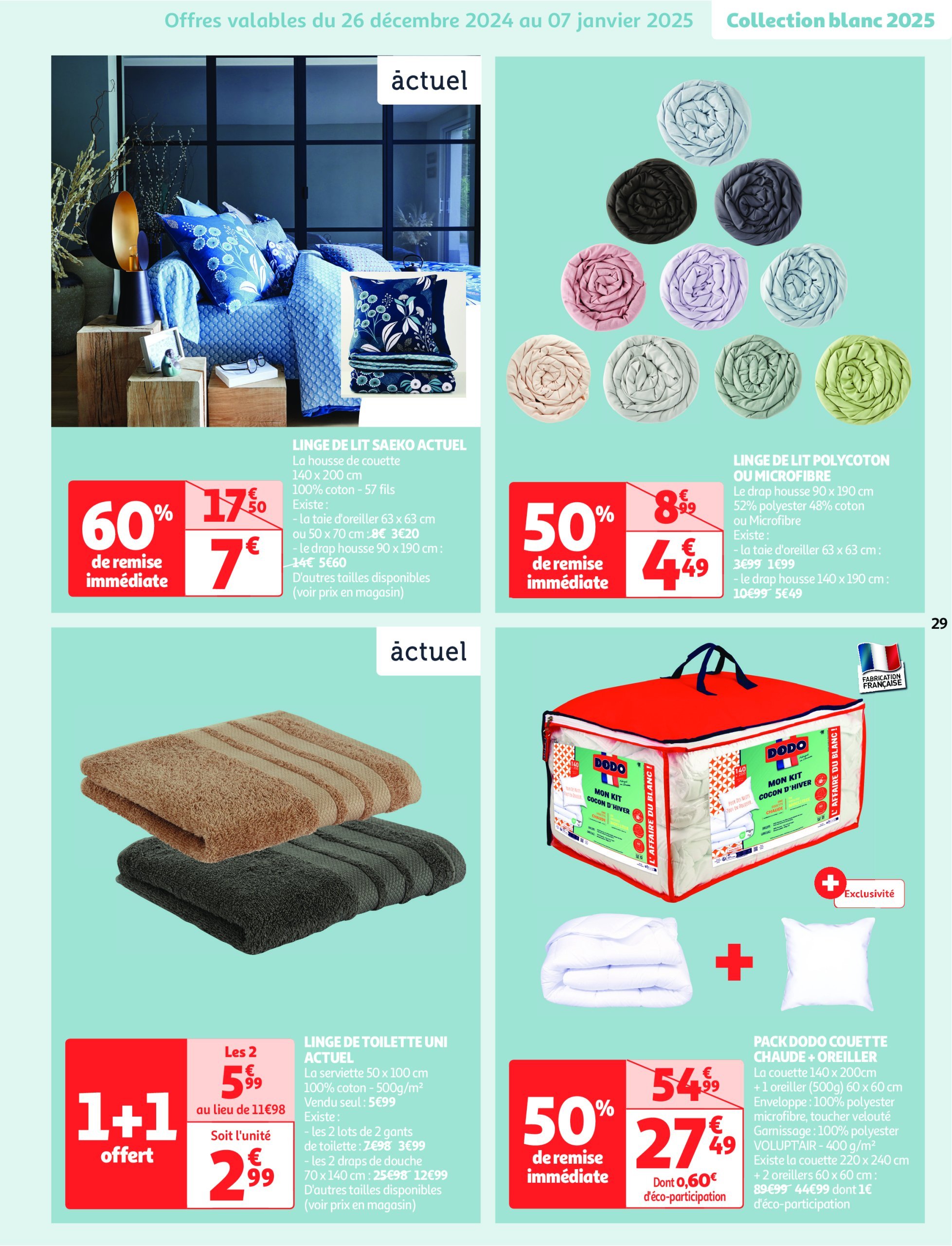 auchan - Catalogue Auchan supermarché - Cette semaine plus de 1000 offres en magasin dans votre super valable dès 26/12 - 31/12 - page: 29