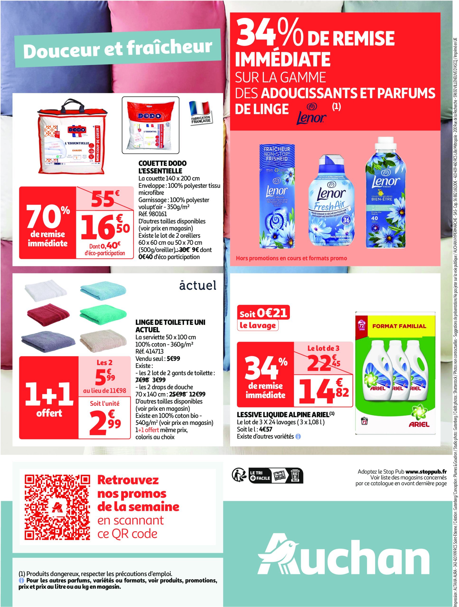 auchan - Catalogue Auchan - Cap sur le blanc, changez de décor à prix mini valable dès 26/12 - 07/01 - page: 8