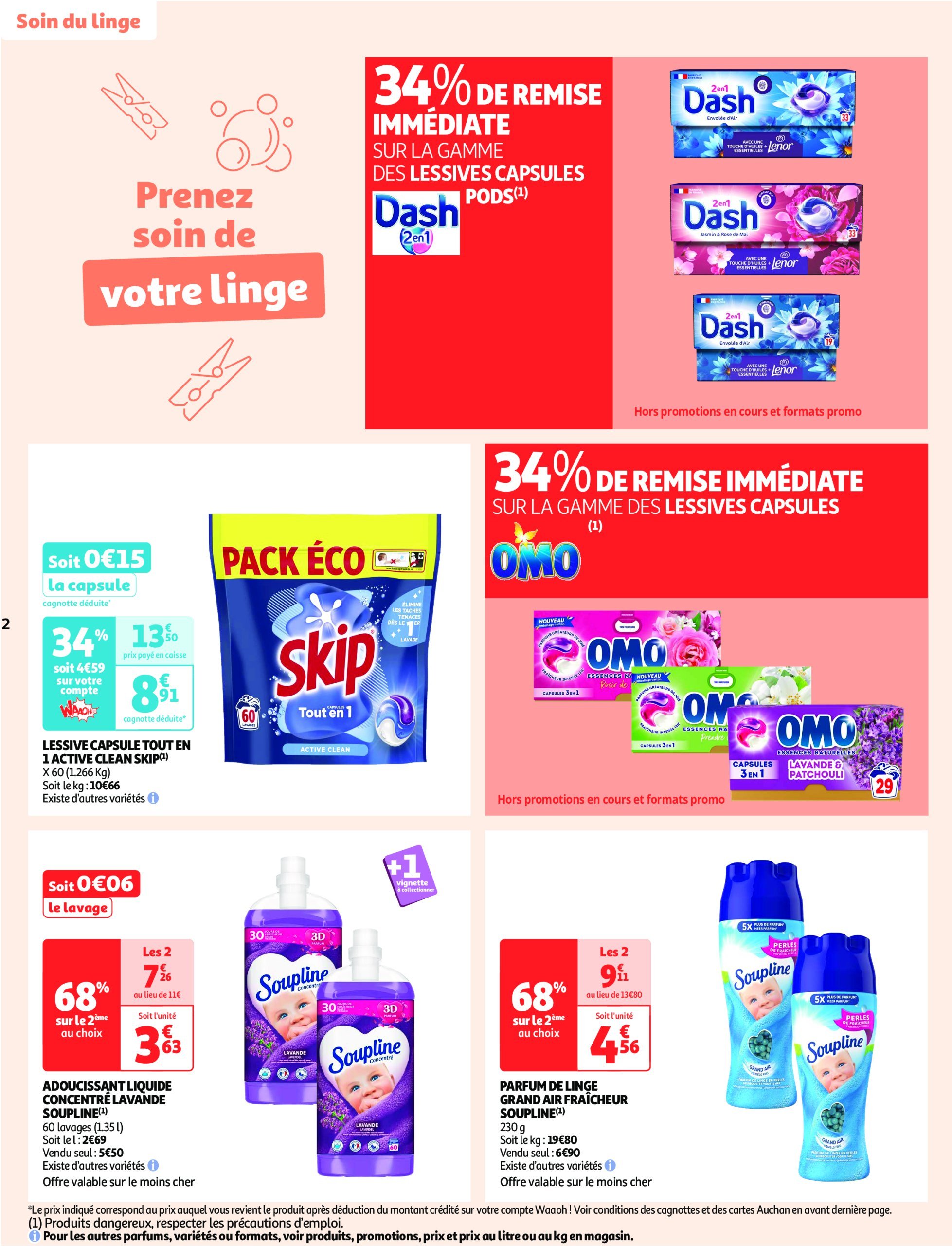 auchan - Catalogue Auchan - Cap sur le blanc, changez de décor à prix mini valable dès 26/12 - 07/01 - page: 2