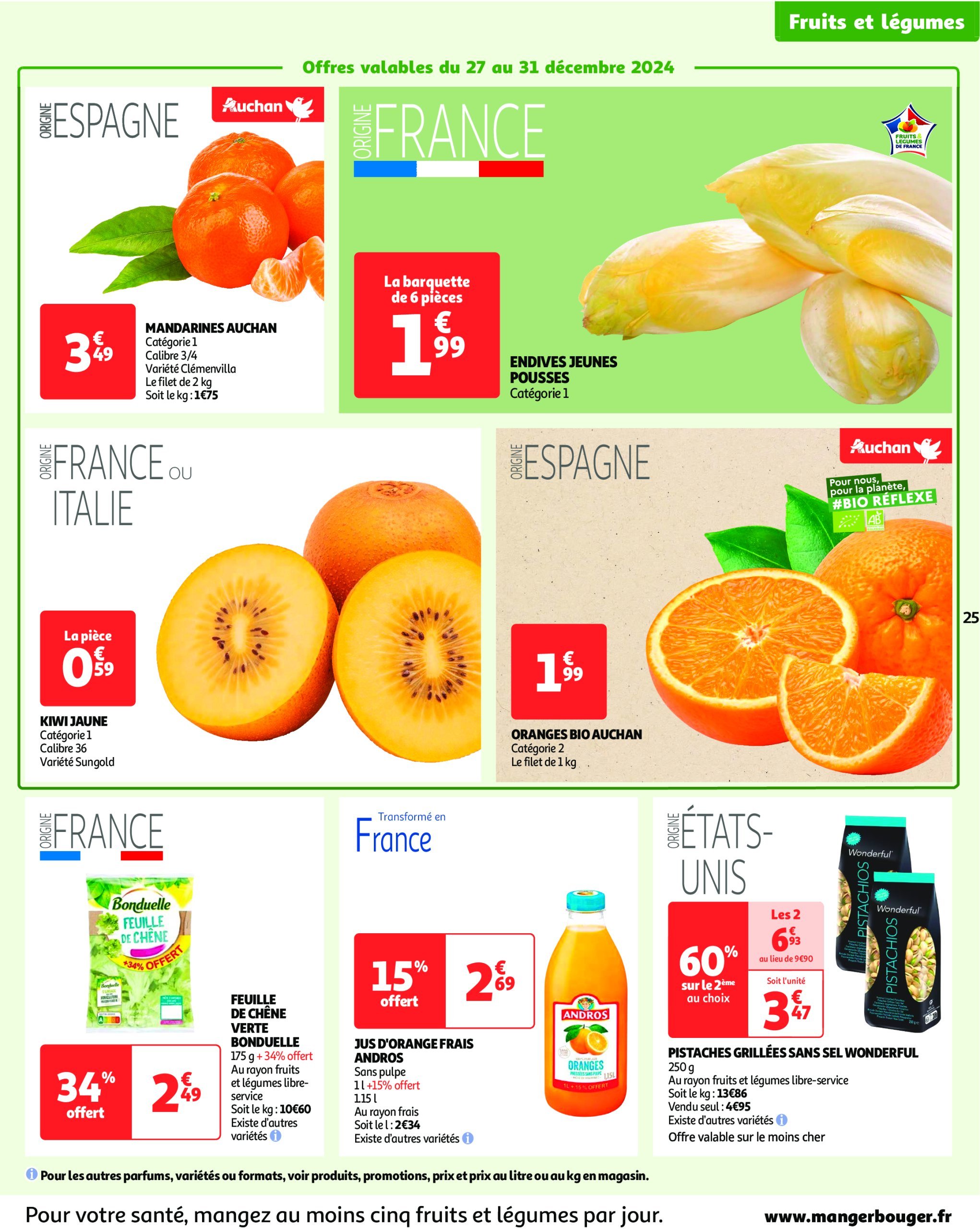 auchan - Catalogue Auchan - Cette semaine plus de 3000 offres en magasin valable dès 26/12 - 31/12 - page: 25