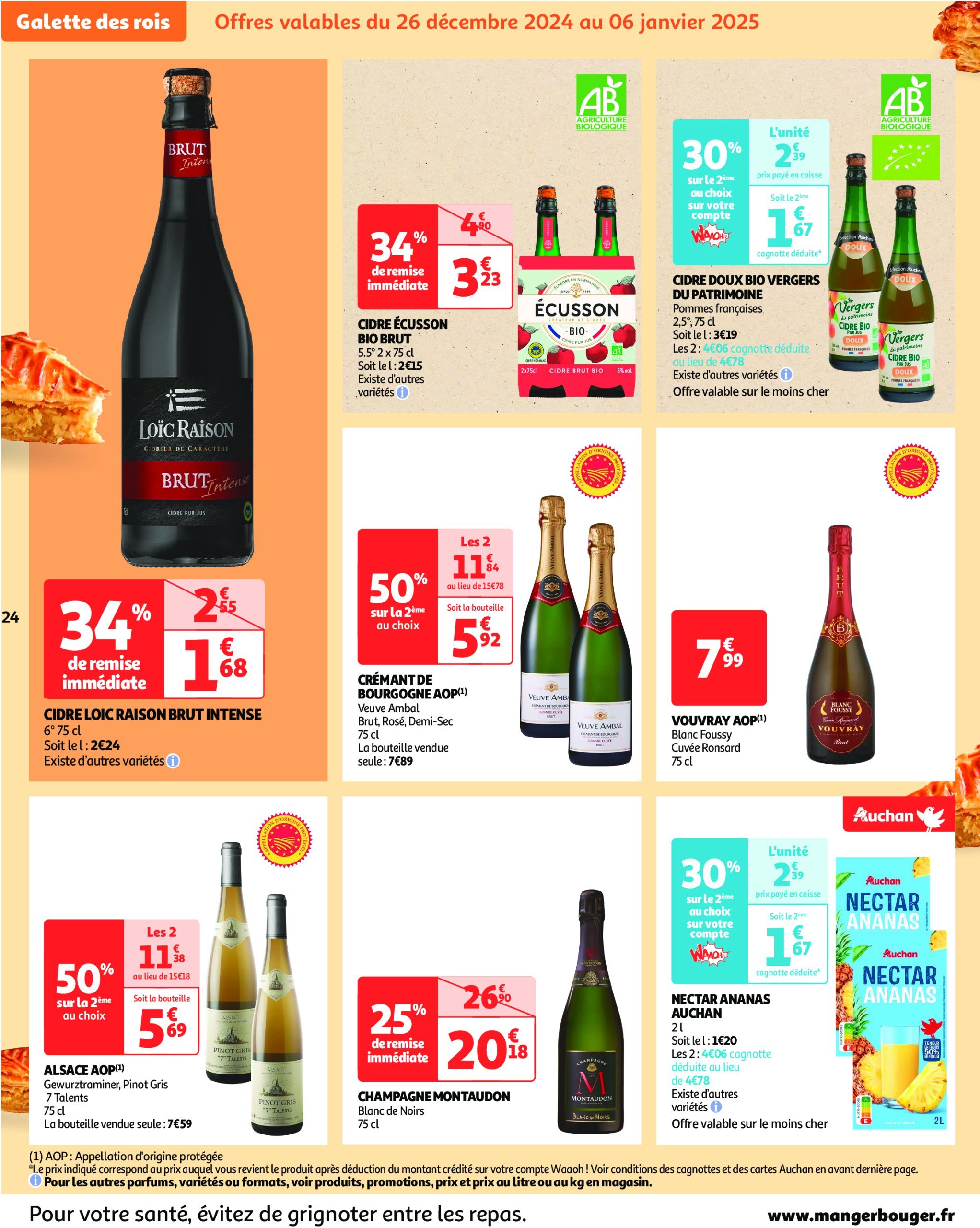 auchan - Catalogue Auchan - Cette semaine plus de 3000 offres en magasin valable dès 26/12 - 31/12 - page: 24