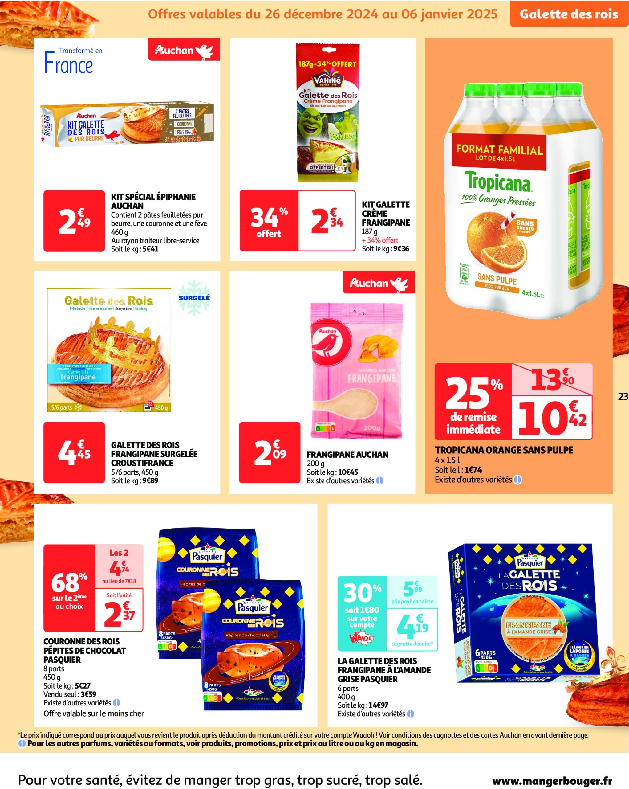 auchan - Catalogue Auchan - Cette semaine plus de 3000 offres en magasin valable dès 26/12 - 31/12 - page: 23