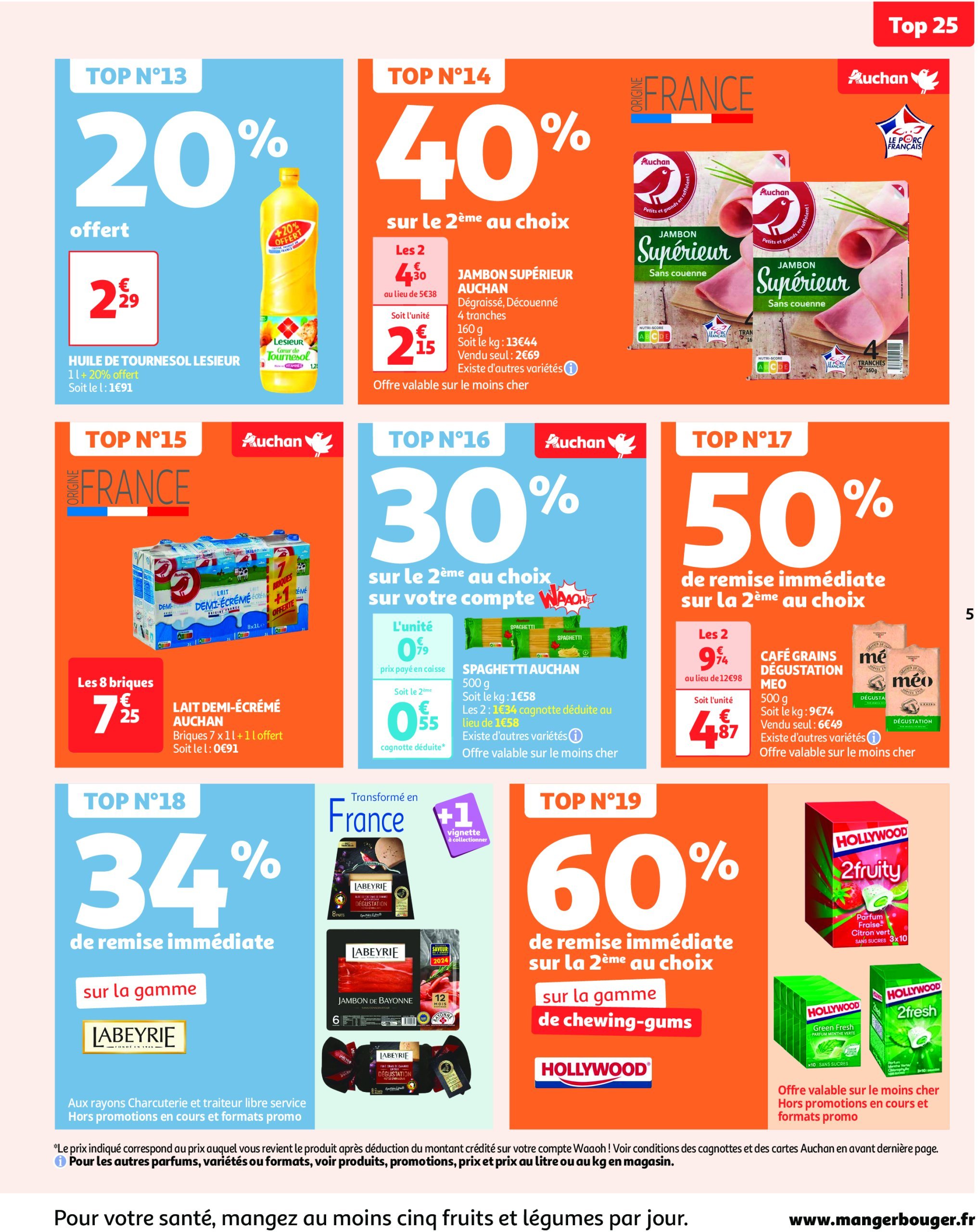 auchan - Catalogue Auchan - Cette semaine plus de 3000 offres en magasin valable dès 26/12 - 31/12 - page: 5