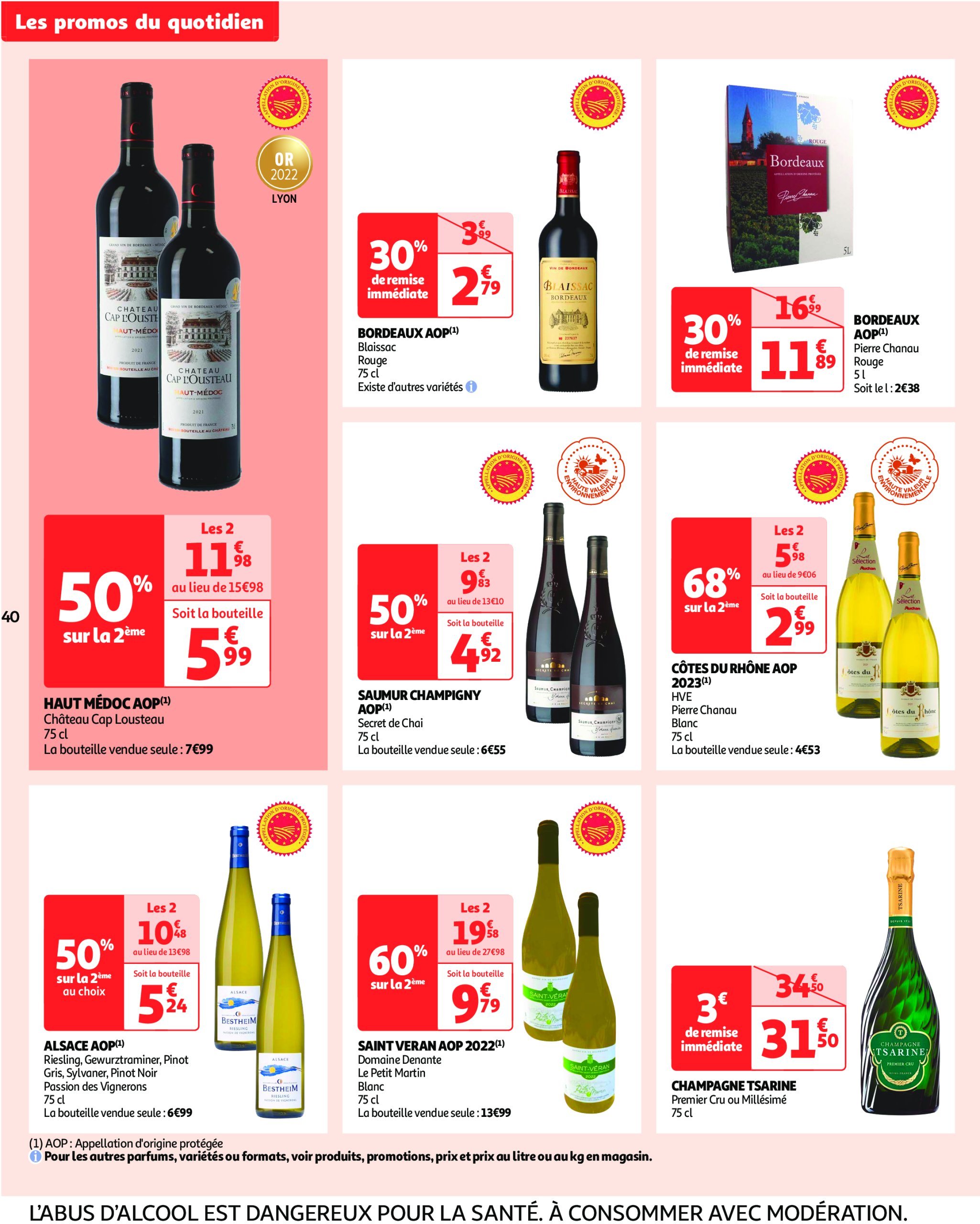 auchan - Catalogue Auchan - Cette semaine plus de 3000 offres en magasin valable dès 26/12 - 31/12 - page: 40