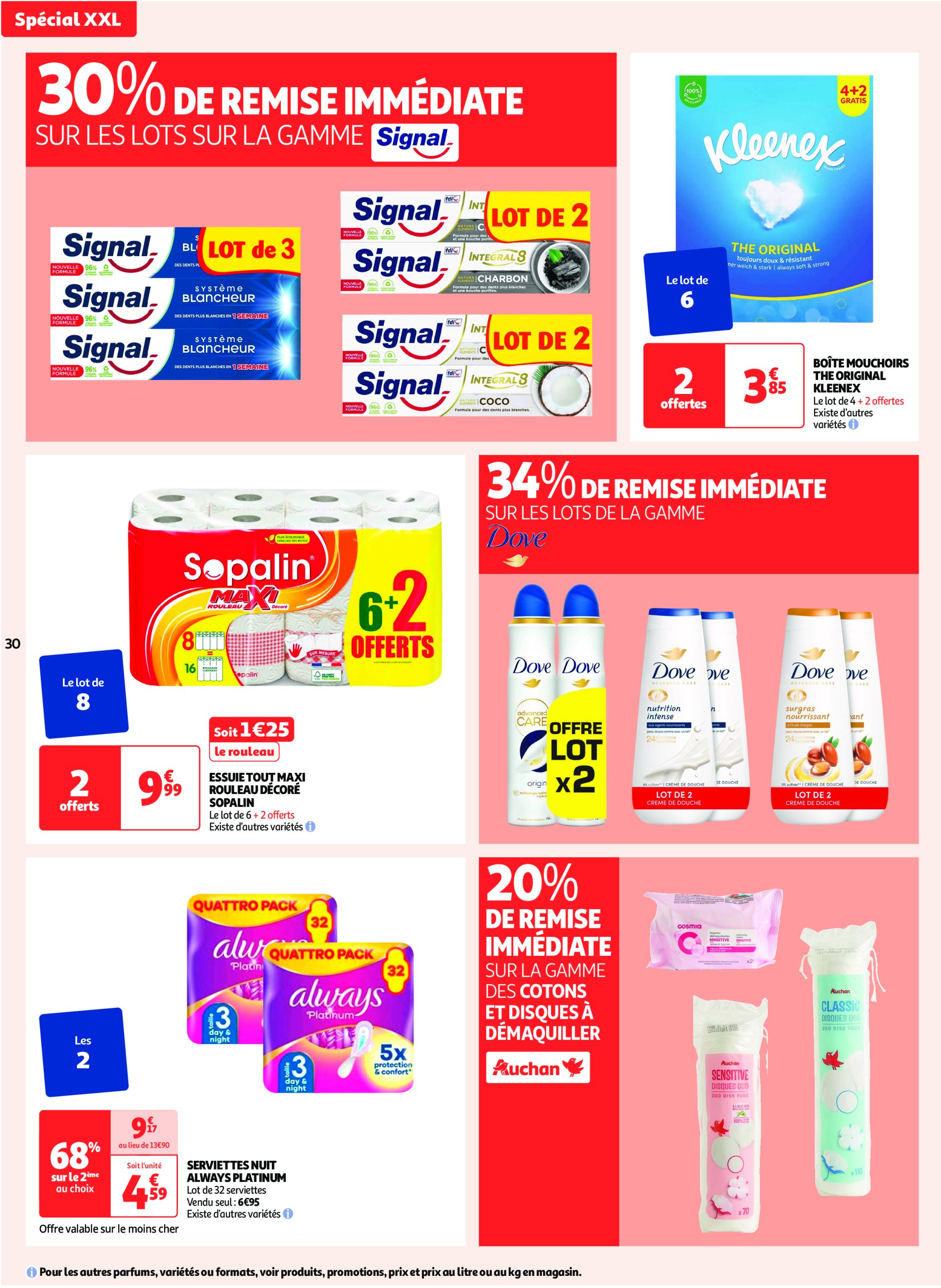 auchan - Catalogue Auchan Supermaché - Spécial XXL valable dès 02/01 - 11/01 - page: 30