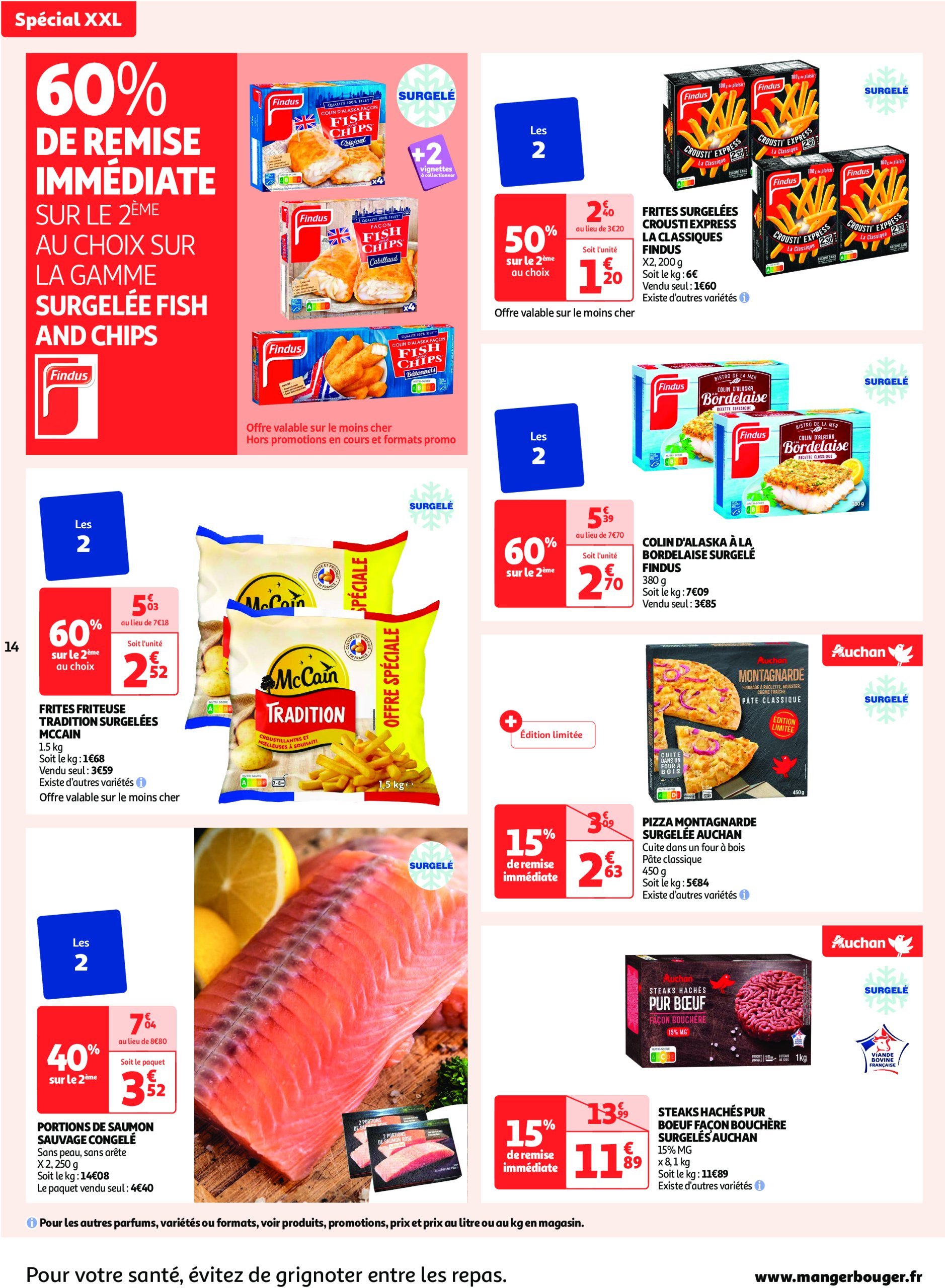 auchan - Catalogue Auchan Supermaché - Spécial XXL valable dès 02/01 - 11/01 - page: 14