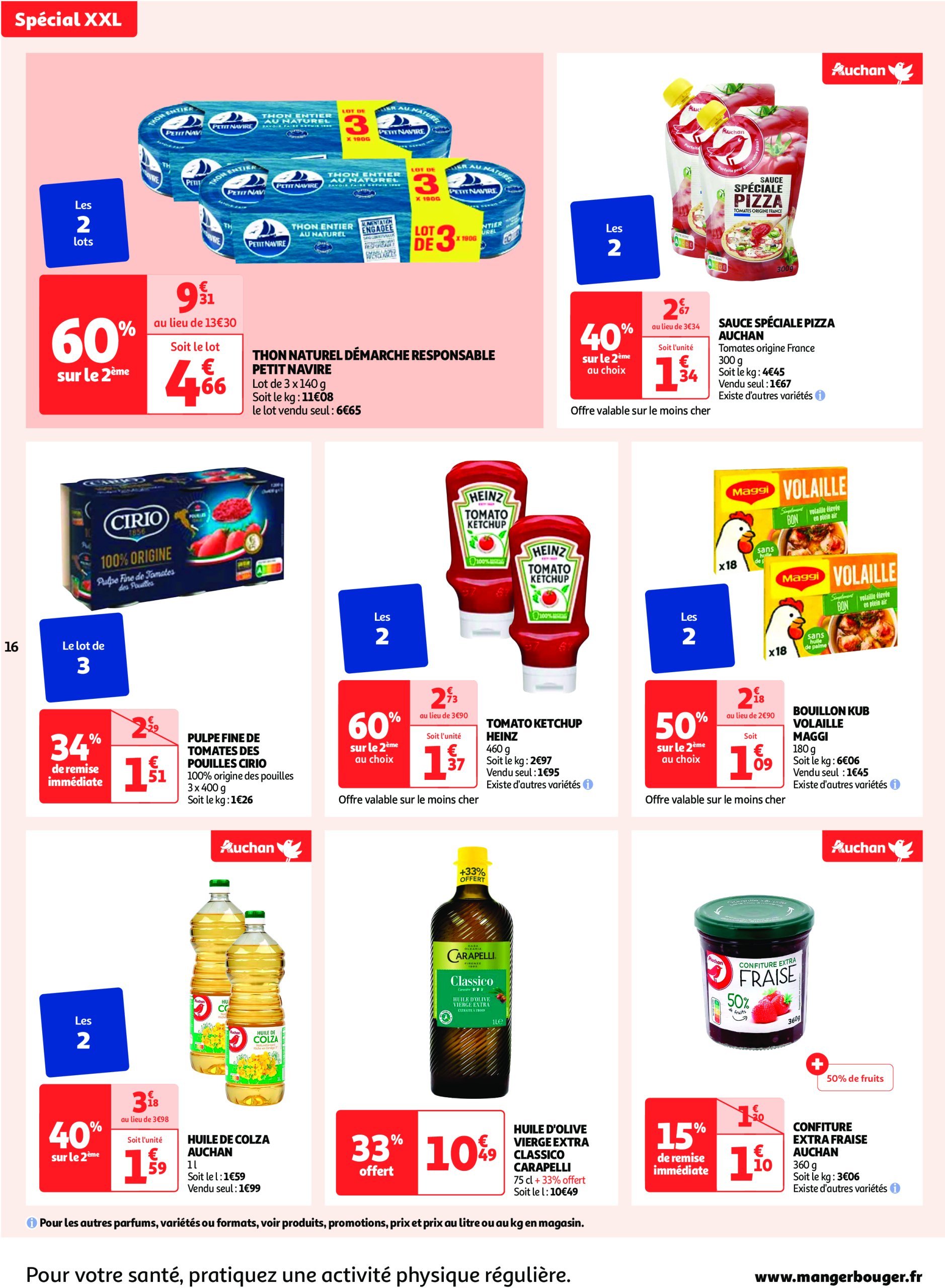 auchan - Catalogue Auchan Supermaché - Spécial XXL valable dès 02/01 - 11/01 - page: 16