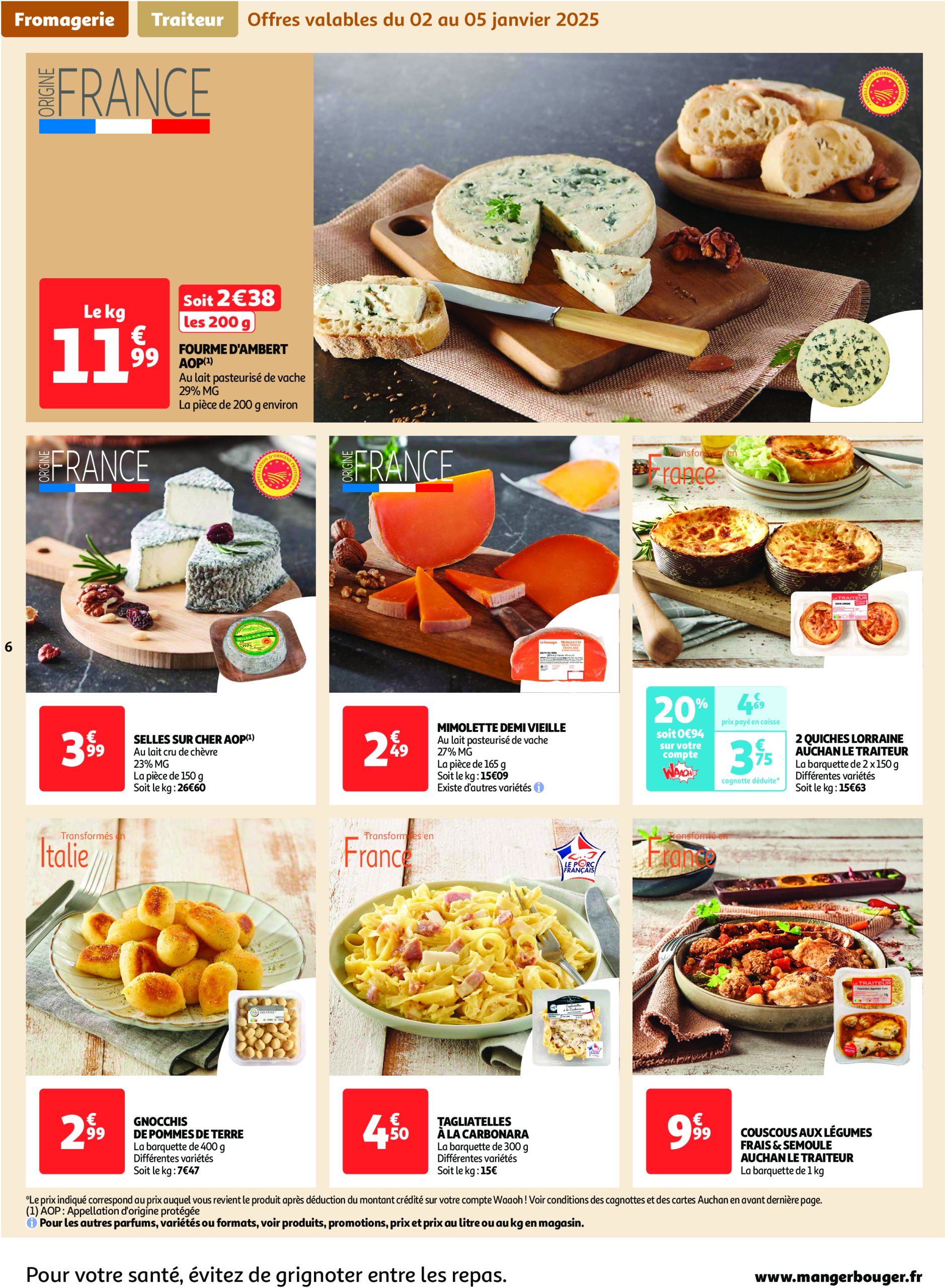 auchan - Catalogue Auchan Supermaché - Spécial XXL valable dès 02/01 - 11/01 - page: 6