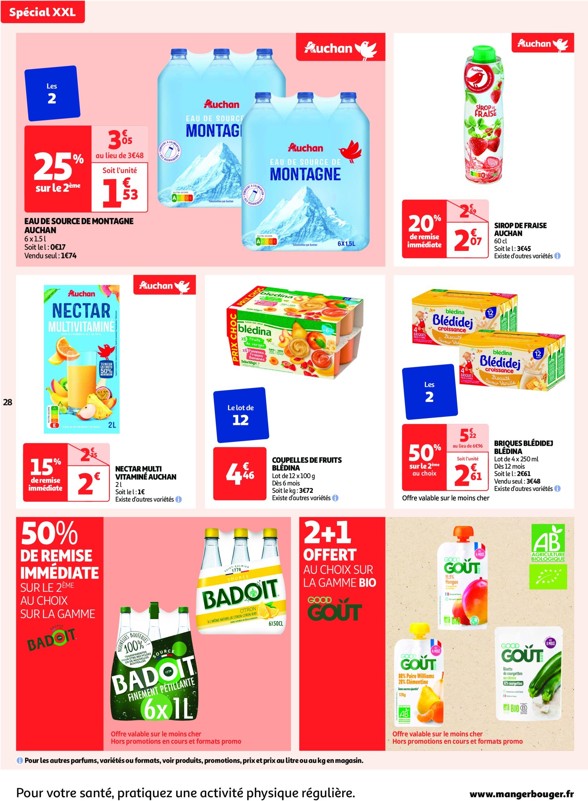 auchan - Catalogue Auchan Supermaché - Spécial XXL valable dès 02/01 - 11/01 - page: 28