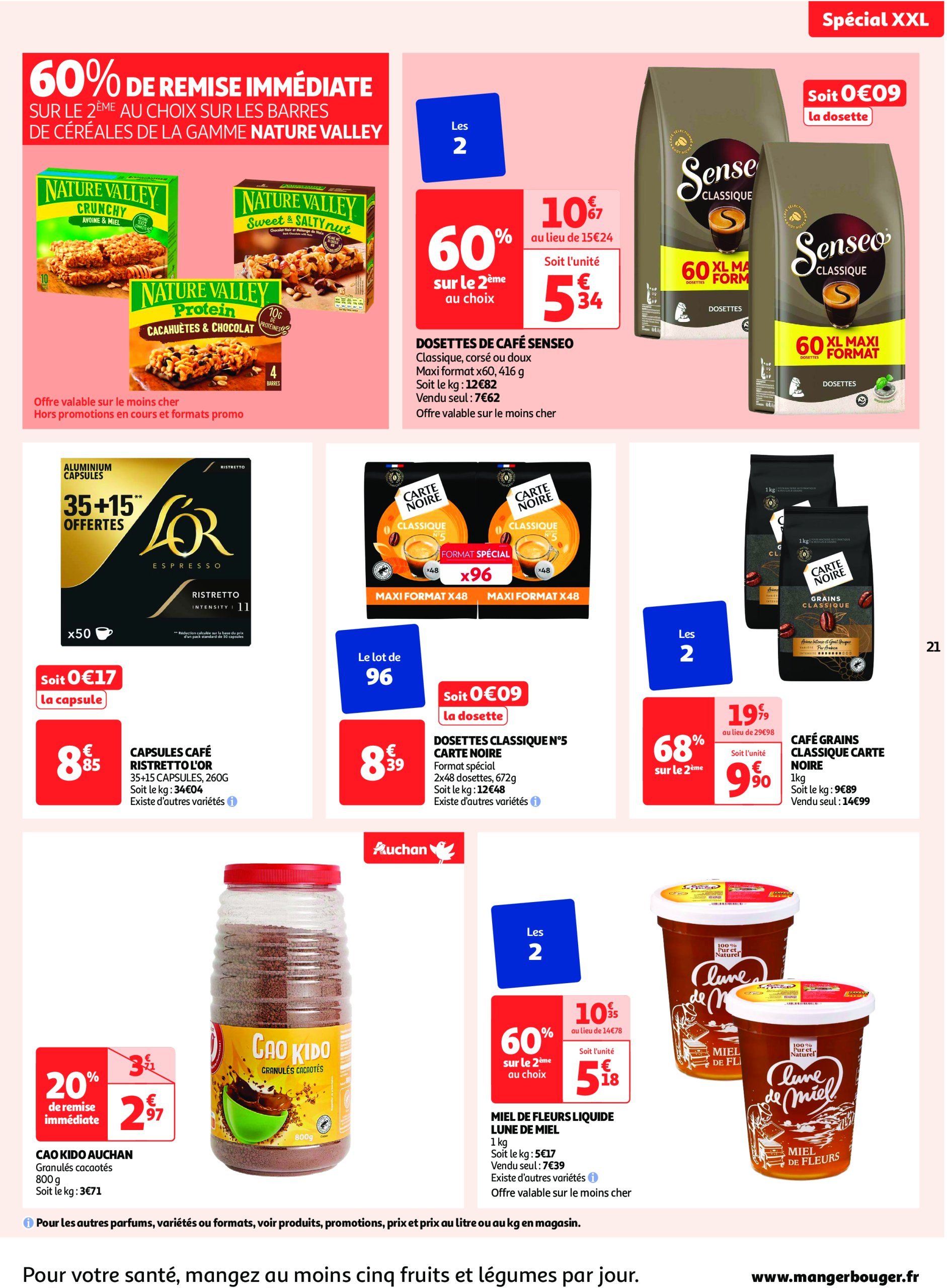 auchan - Catalogue Auchan Supermaché - Spécial XXL valable dès 02/01 - 11/01 - page: 21