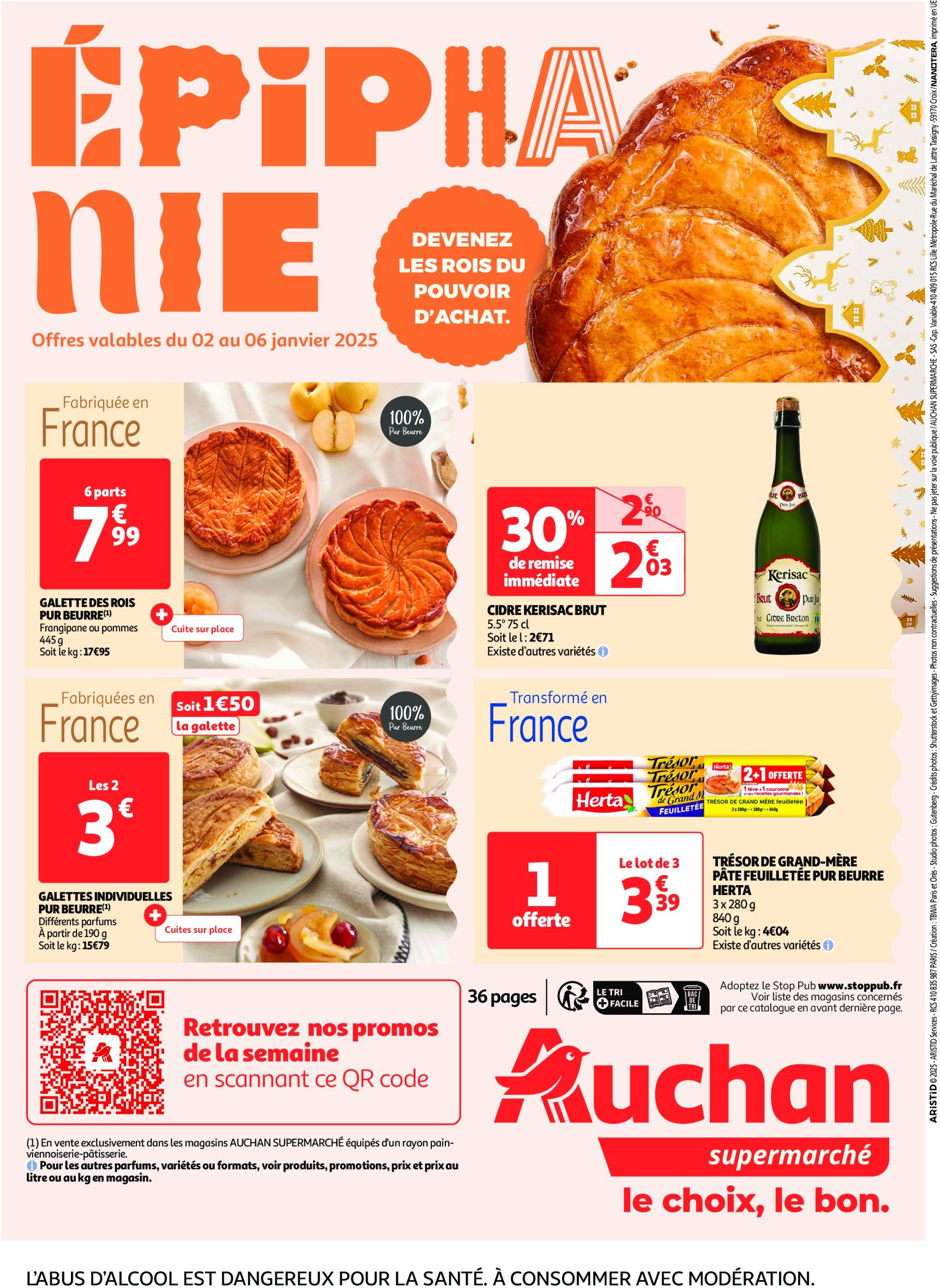 auchan - Catalogue Auchan Supermaché - Spécial XXL valable dès 02/01 - 11/01 - page: 36