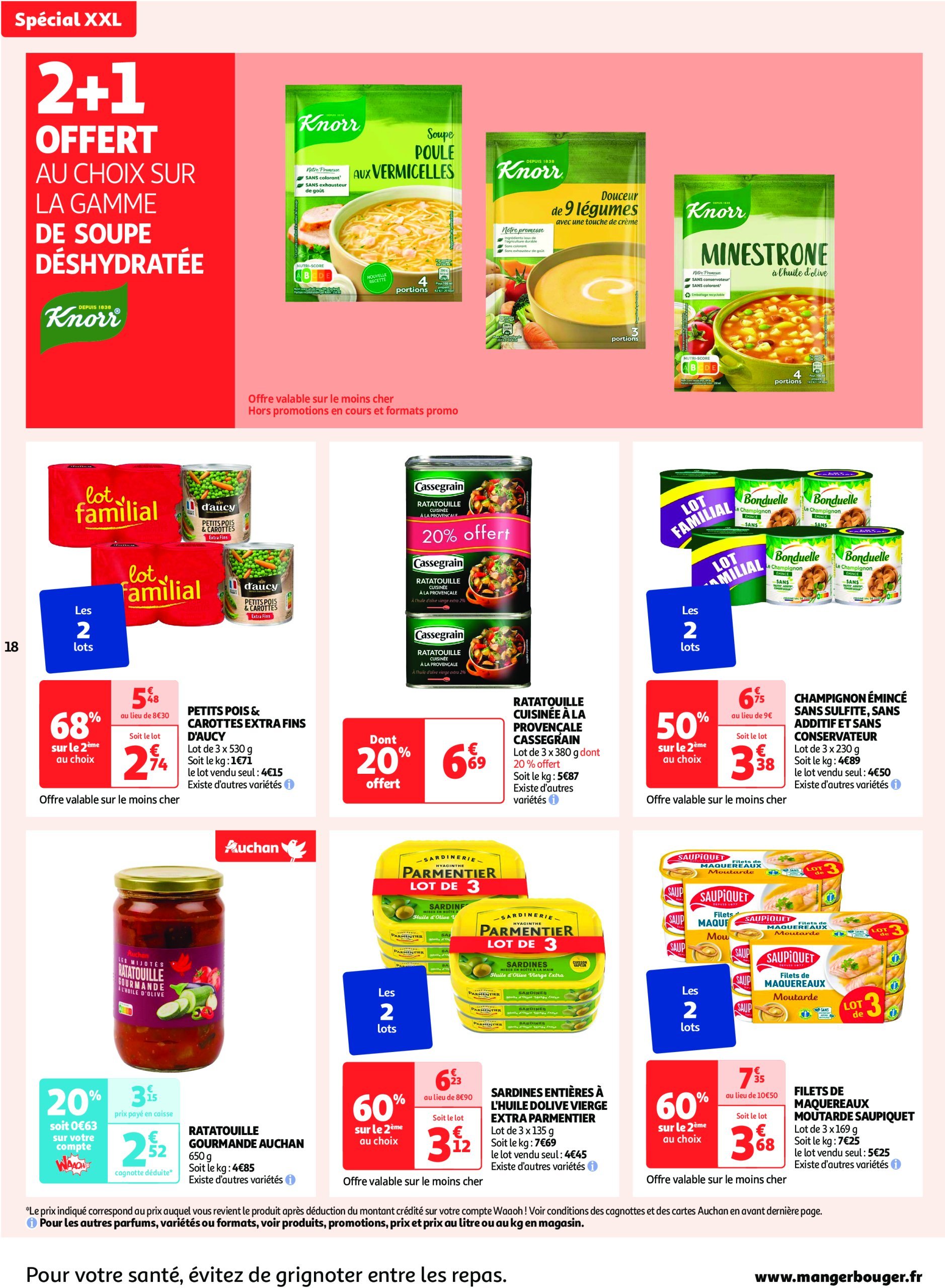 auchan - Catalogue Auchan Supermaché - Spécial XXL valable dès 02/01 - 11/01 - page: 18