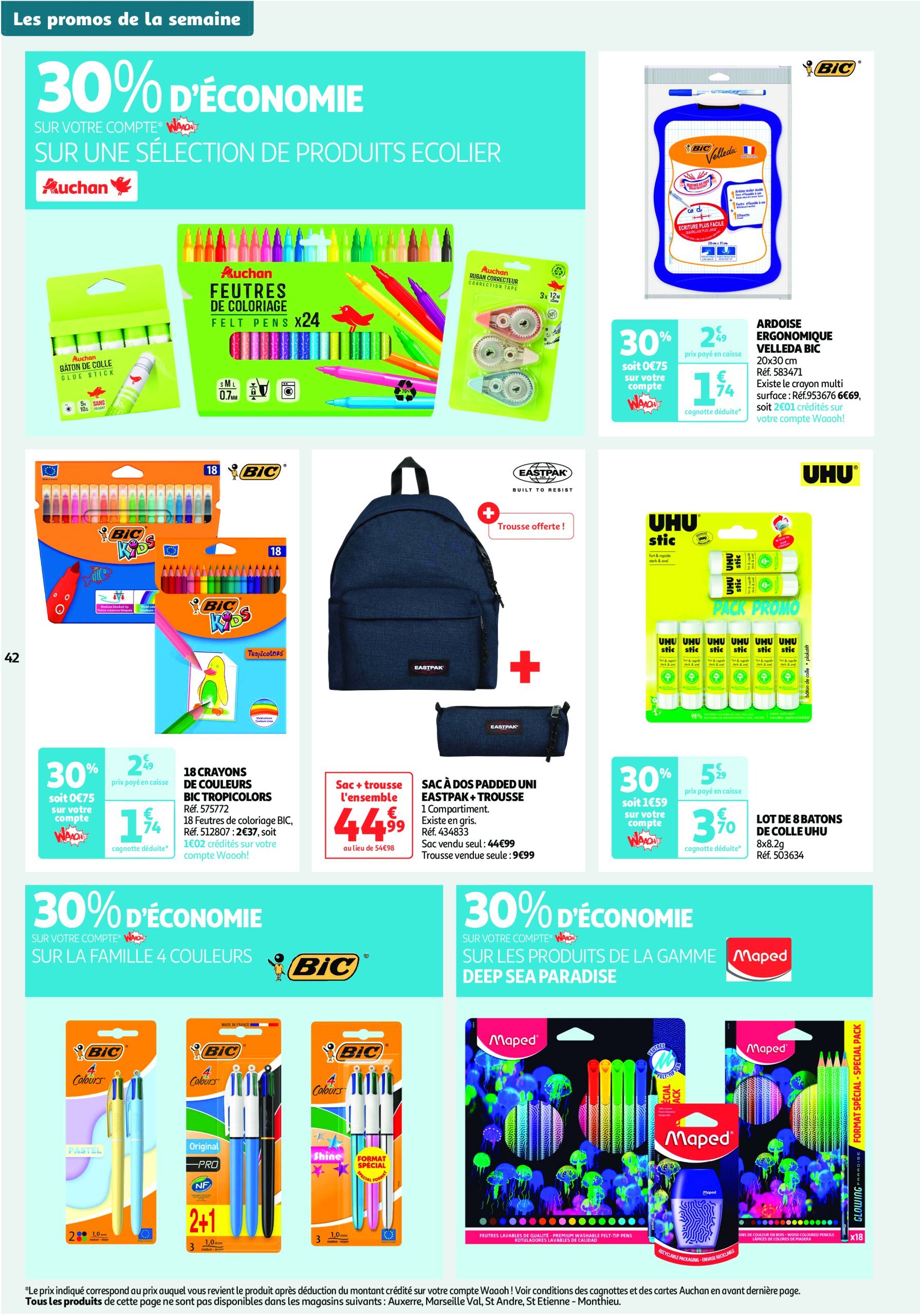 auchan - Catalogue Auchan - Spécial XXL valable dès 02/01 - 12/01 - page: 42