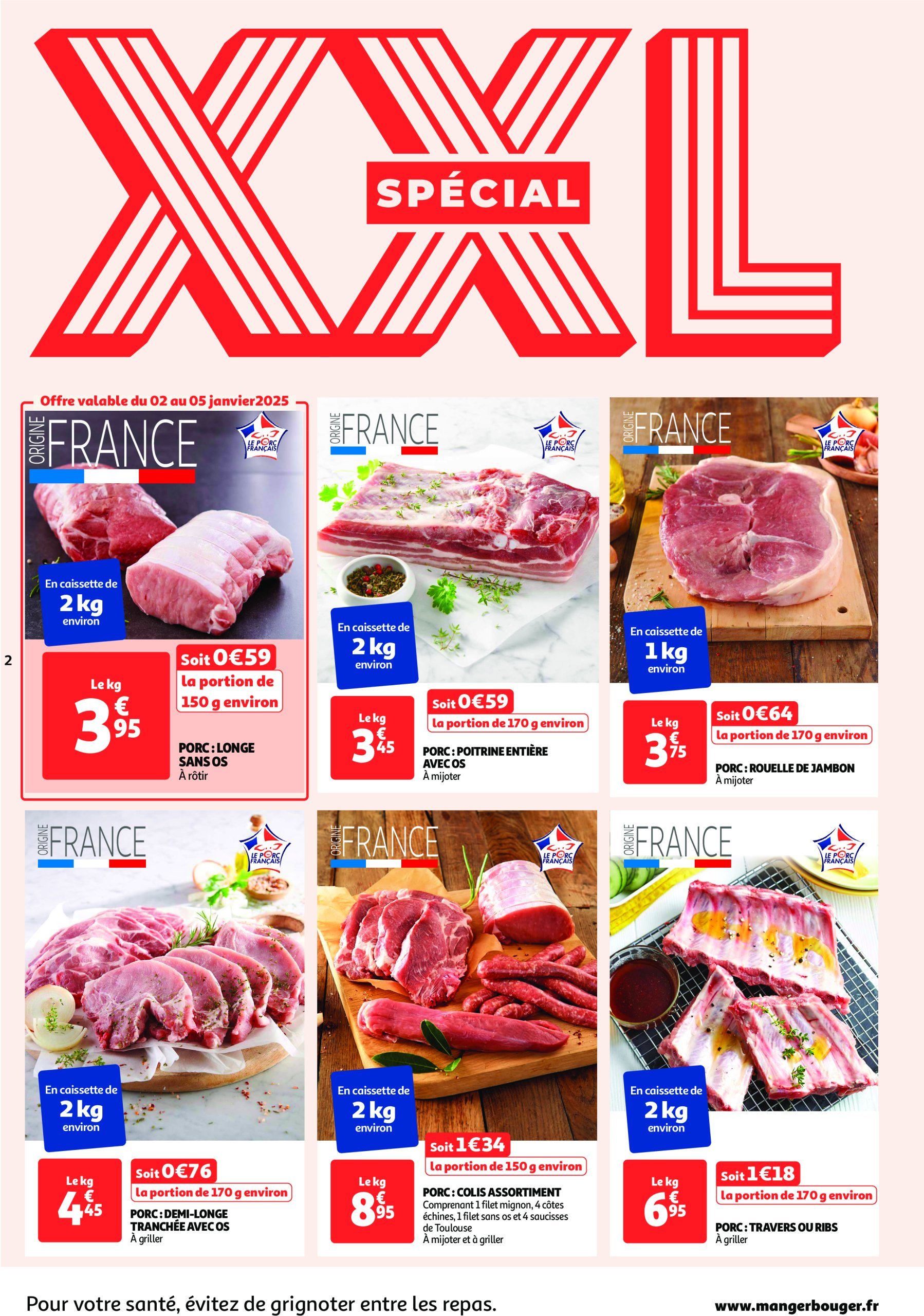 auchan - Catalogue Auchan - Spécial XXL valable dès 02/01 - 12/01 - page: 2