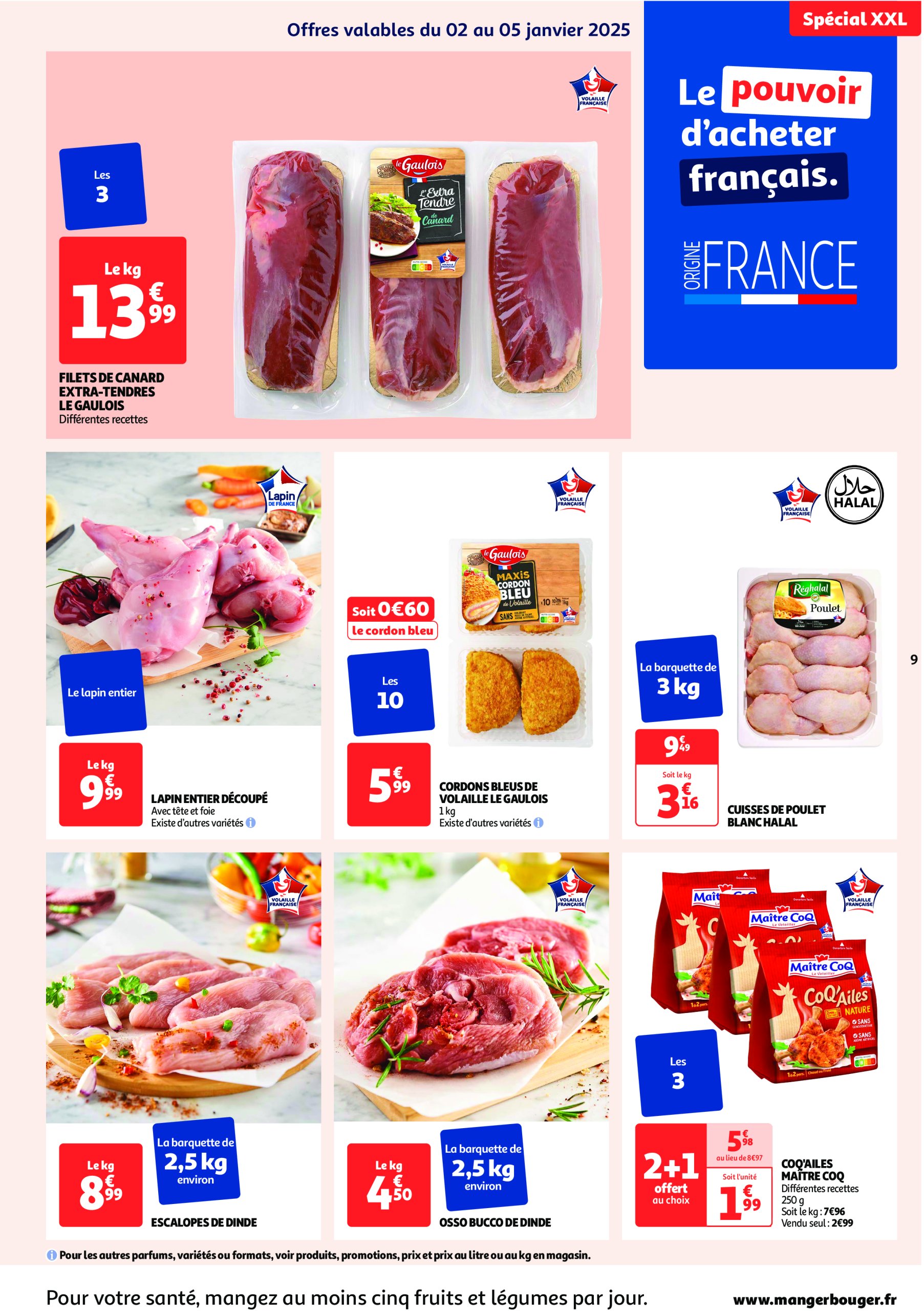 auchan - Catalogue Auchan - Spécial XXL valable dès 02/01 - 12/01 - page: 9