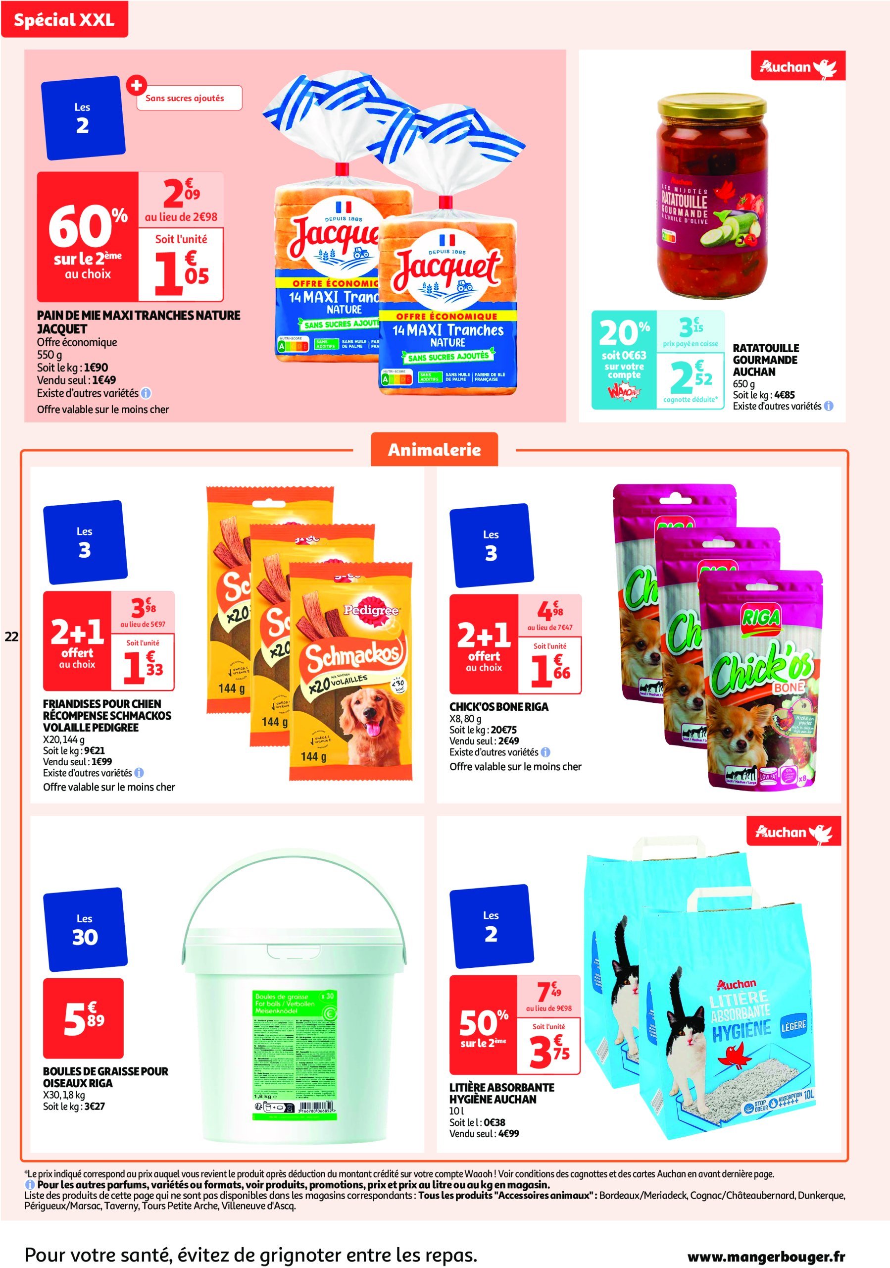 auchan - Catalogue Auchan - Spécial XXL valable dès 02/01 - 12/01 - page: 22