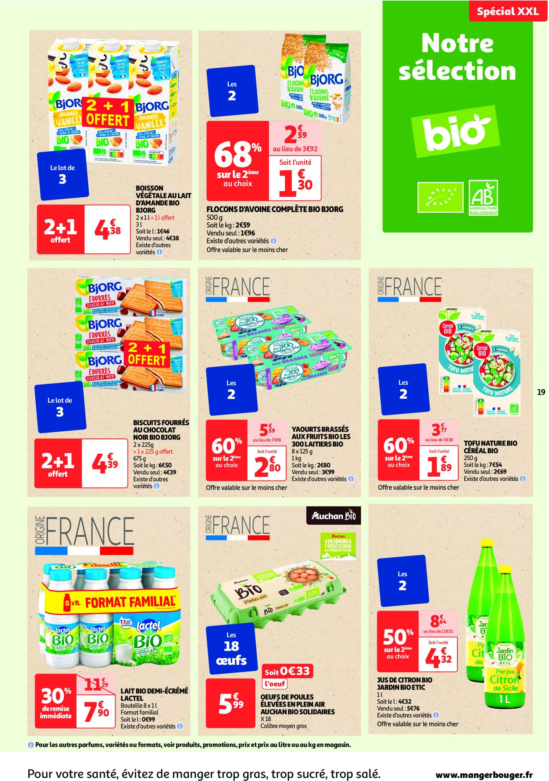 auchan - Catalogue Auchan - Spécial XXL valable dès 02/01 - 12/01 - page: 19