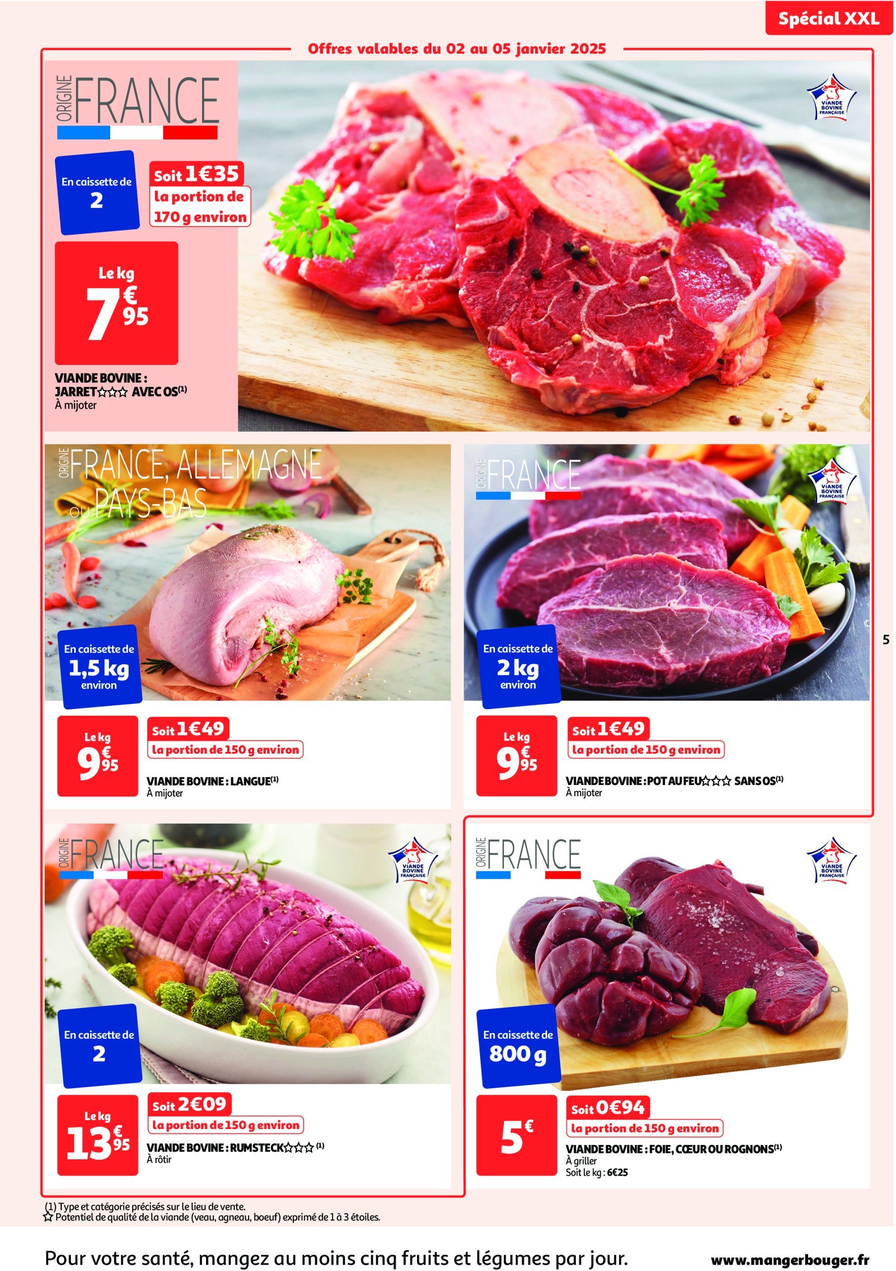 auchan - Catalogue Auchan - Spécial XXL valable dès 02/01 - 12/01 - page: 5