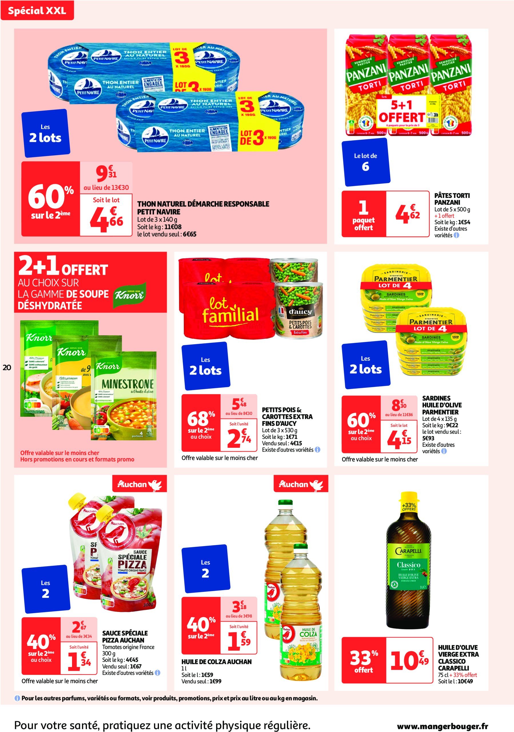 auchan - Catalogue Auchan - Spécial XXL valable dès 02/01 - 12/01 - page: 20