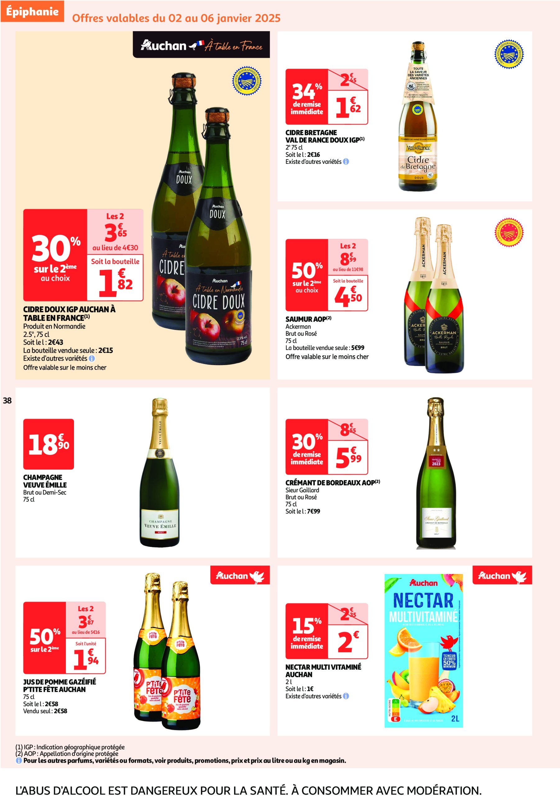 auchan - Catalogue Auchan - Spécial XXL valable dès 02/01 - 12/01 - page: 38