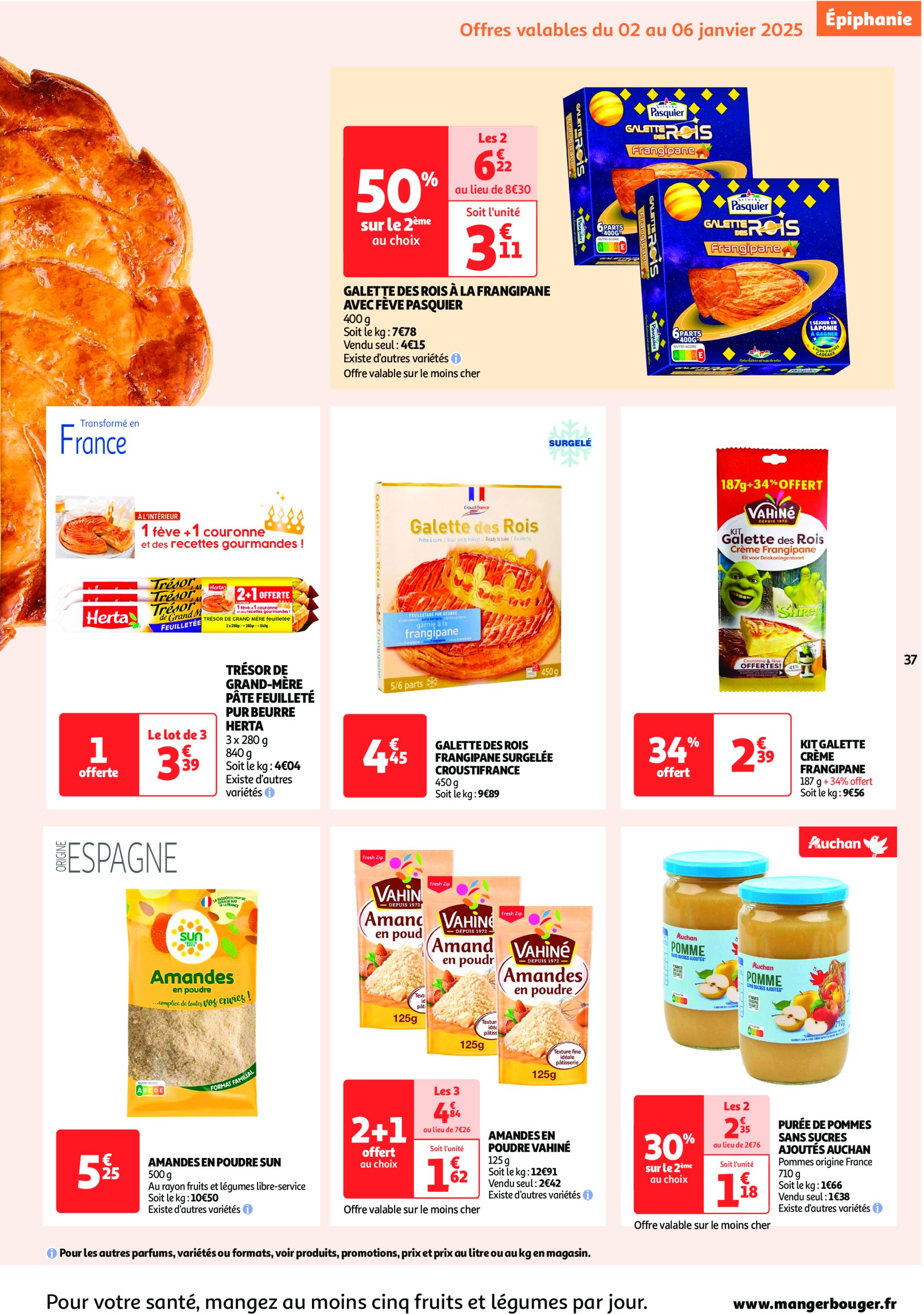 auchan - Catalogue Auchan - Spécial XXL valable dès 02/01 - 12/01 - page: 37