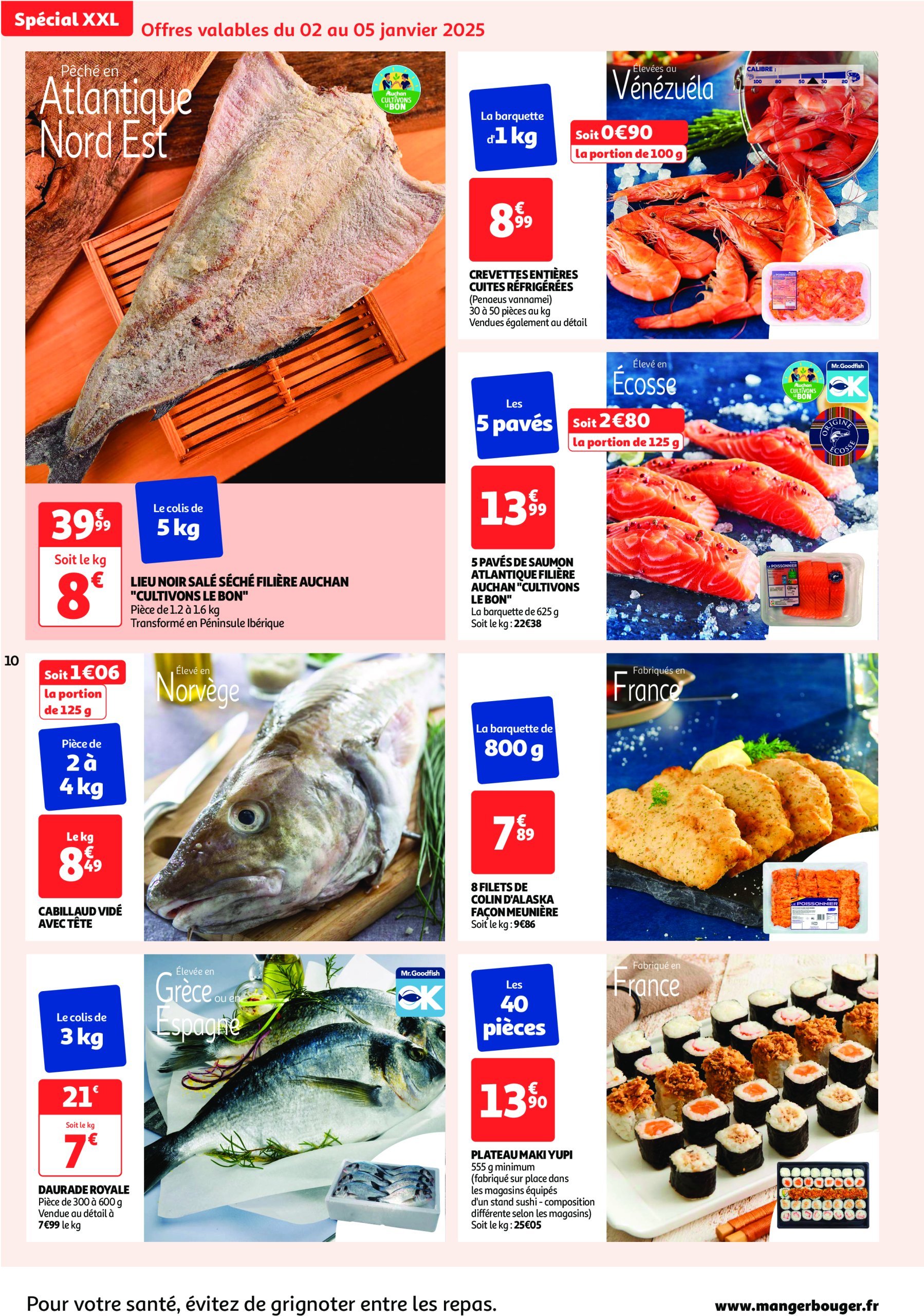 auchan - Catalogue Auchan - Spécial XXL valable dès 02/01 - 12/01 - page: 10