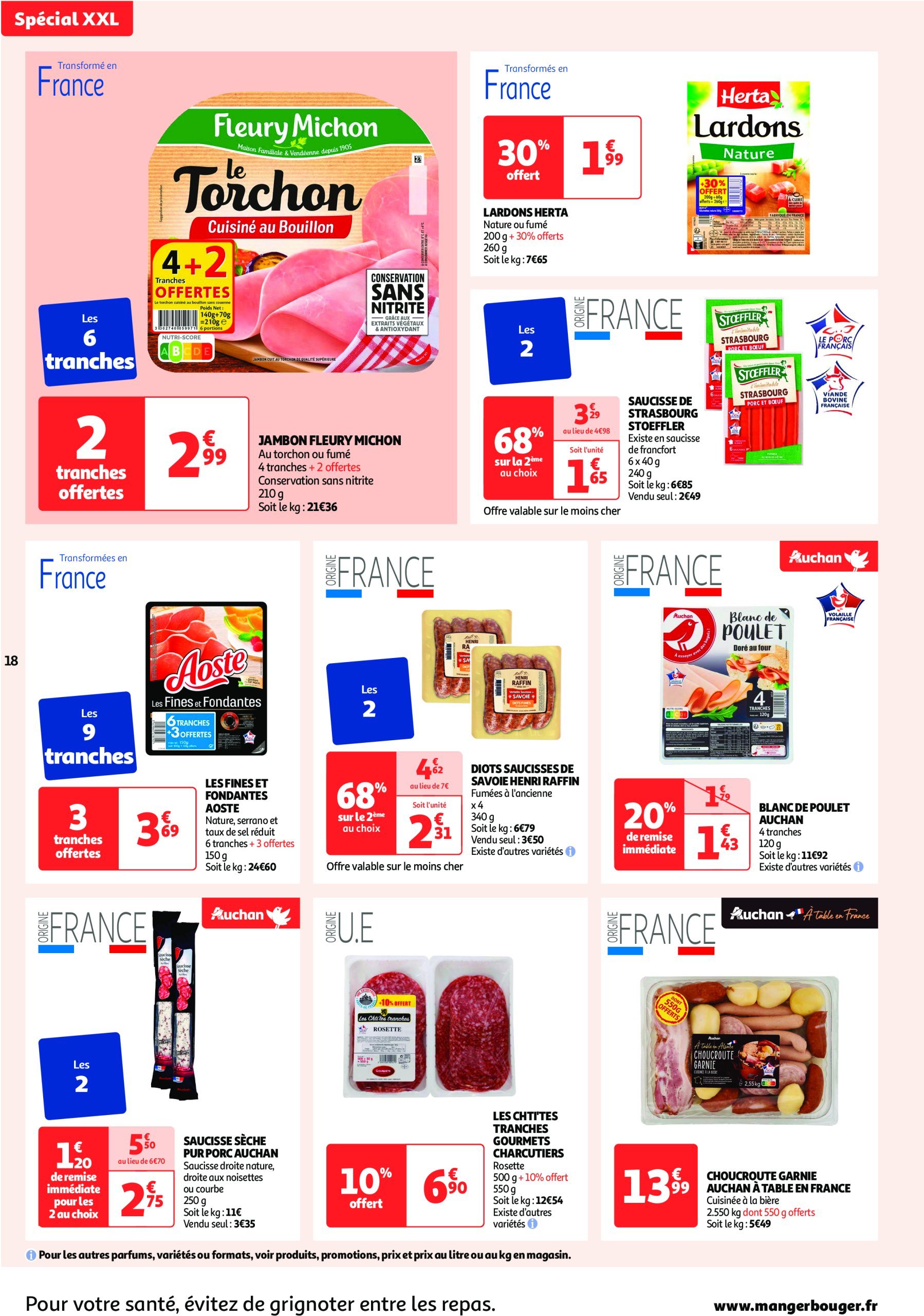 auchan - Catalogue Auchan - Spécial XXL valable dès 02/01 - 12/01 - page: 18