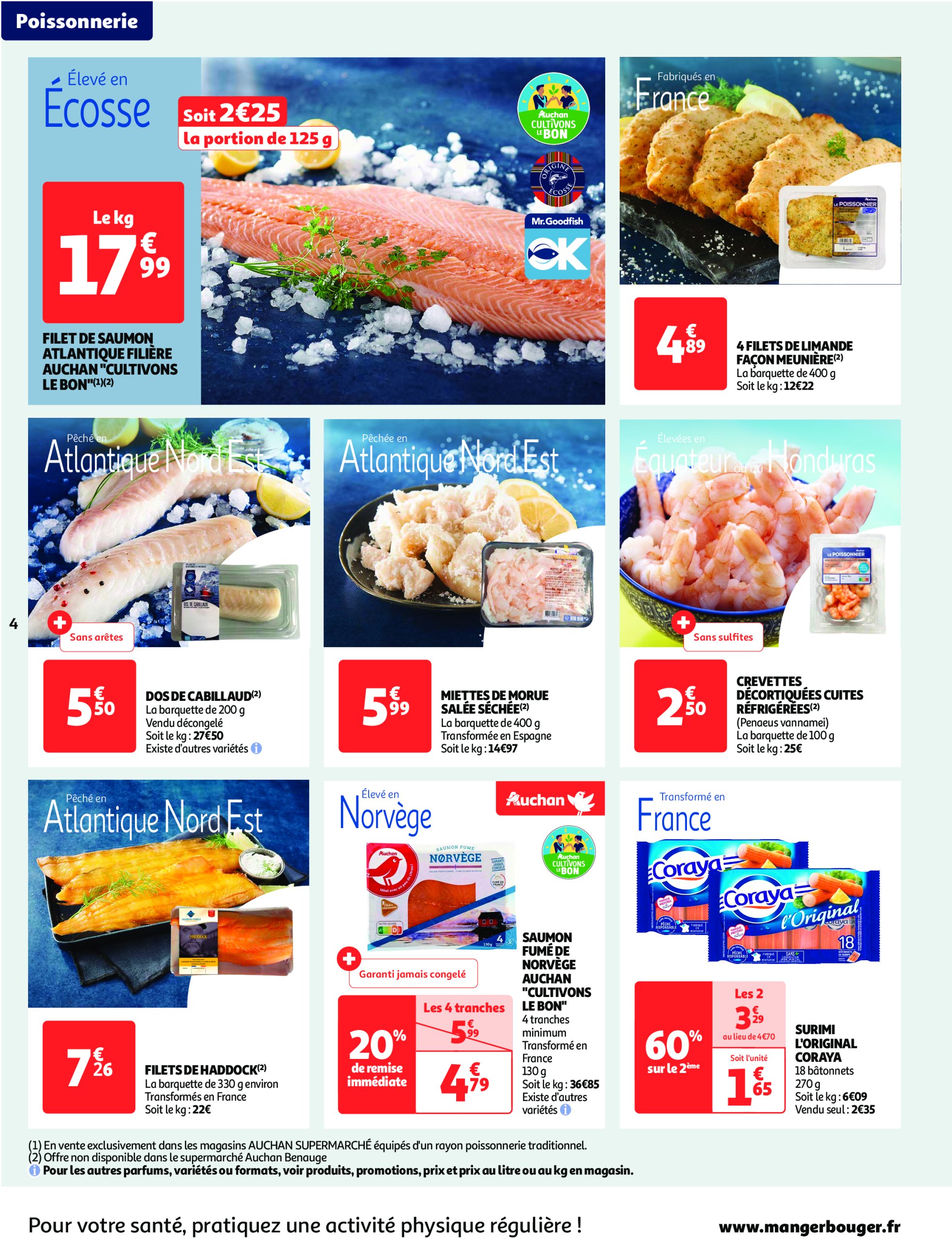 auchan - Catalogue Auchan Supermarché - Le frais, le bon moins cher valable dès 07/01 - 11/01 - page: 4