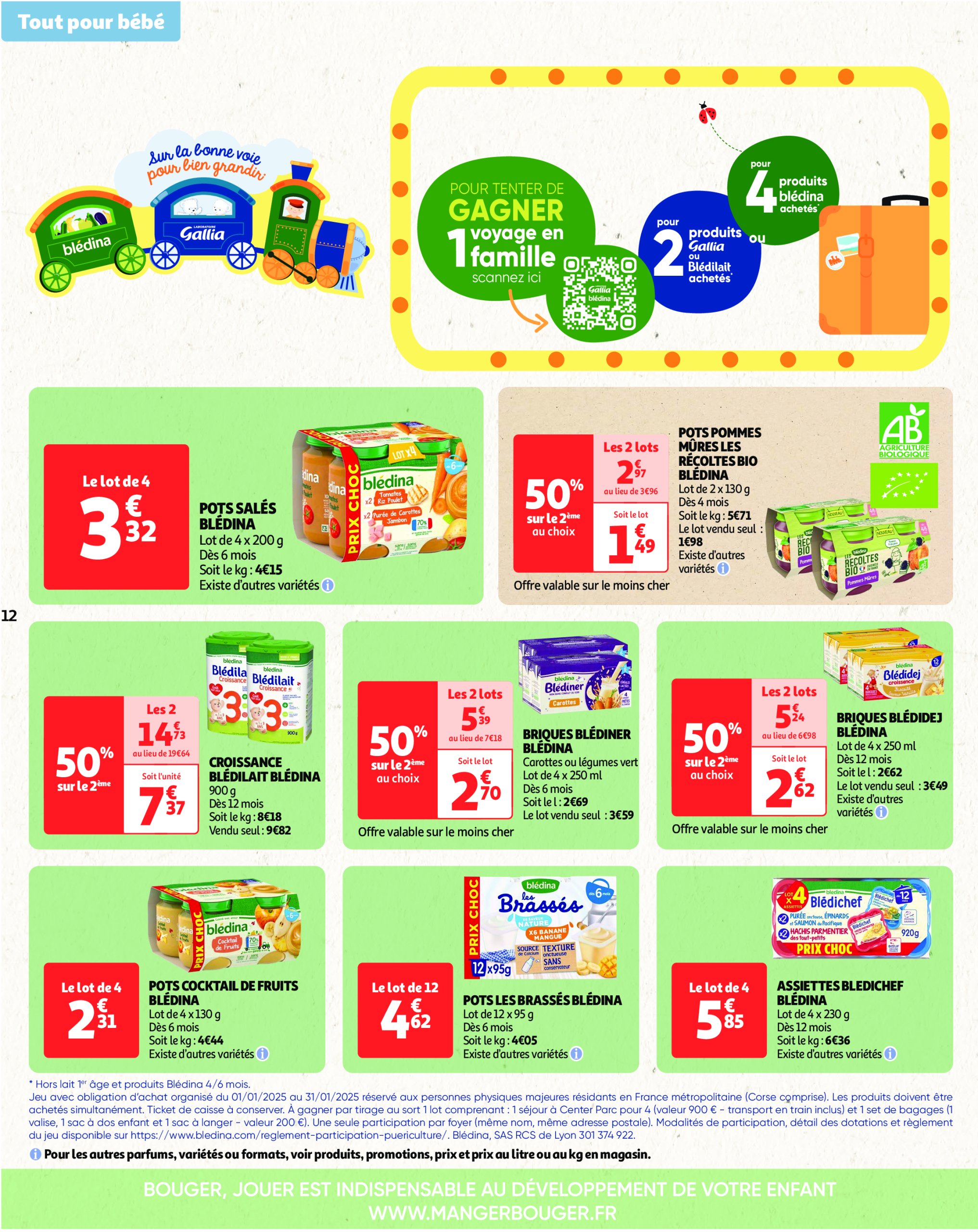 auchan - Catalogue Auchan - Des prix bas dès les premiers pas valable dès 07/01 - 19/01 - page: 12