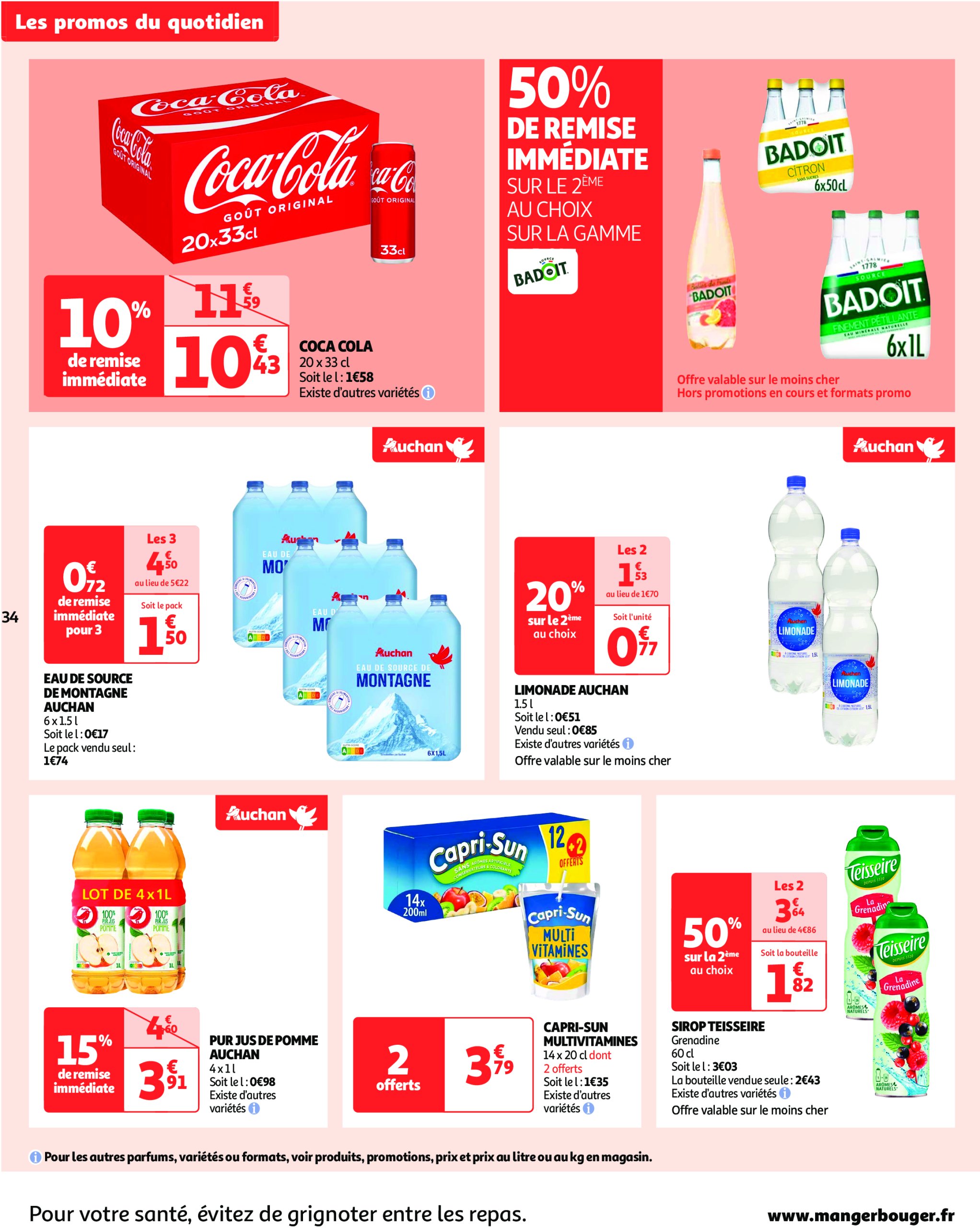 auchan - Catalogue Auchan - Des prix bas dès les premiers pas valable dès 07/01 - 19/01 - page: 34