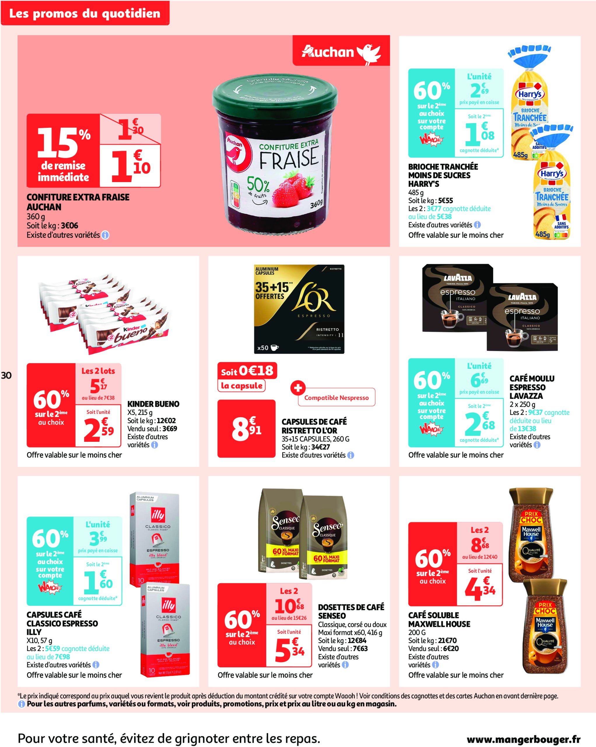 auchan - Catalogue Auchan - Des prix bas dès les premiers pas valable dès 07/01 - 19/01 - page: 30