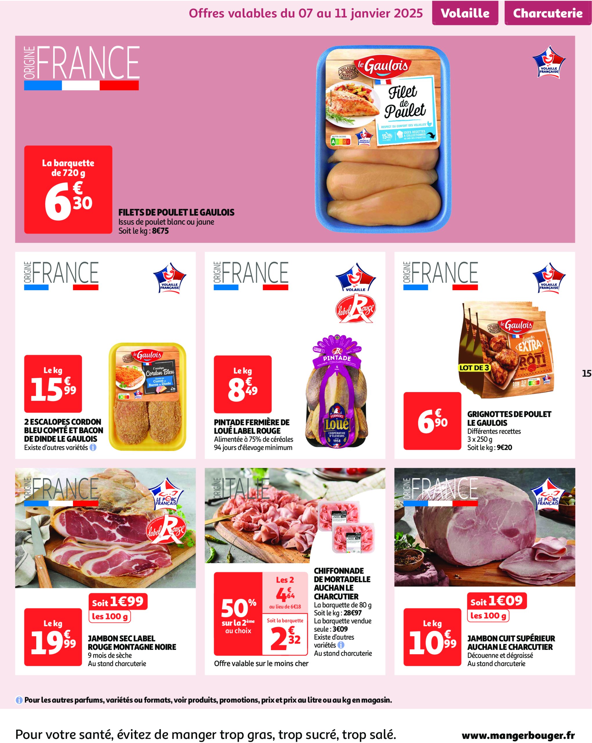 auchan - Catalogue Auchan - Des prix bas dès les premiers pas valable dès 07/01 - 19/01 - page: 15