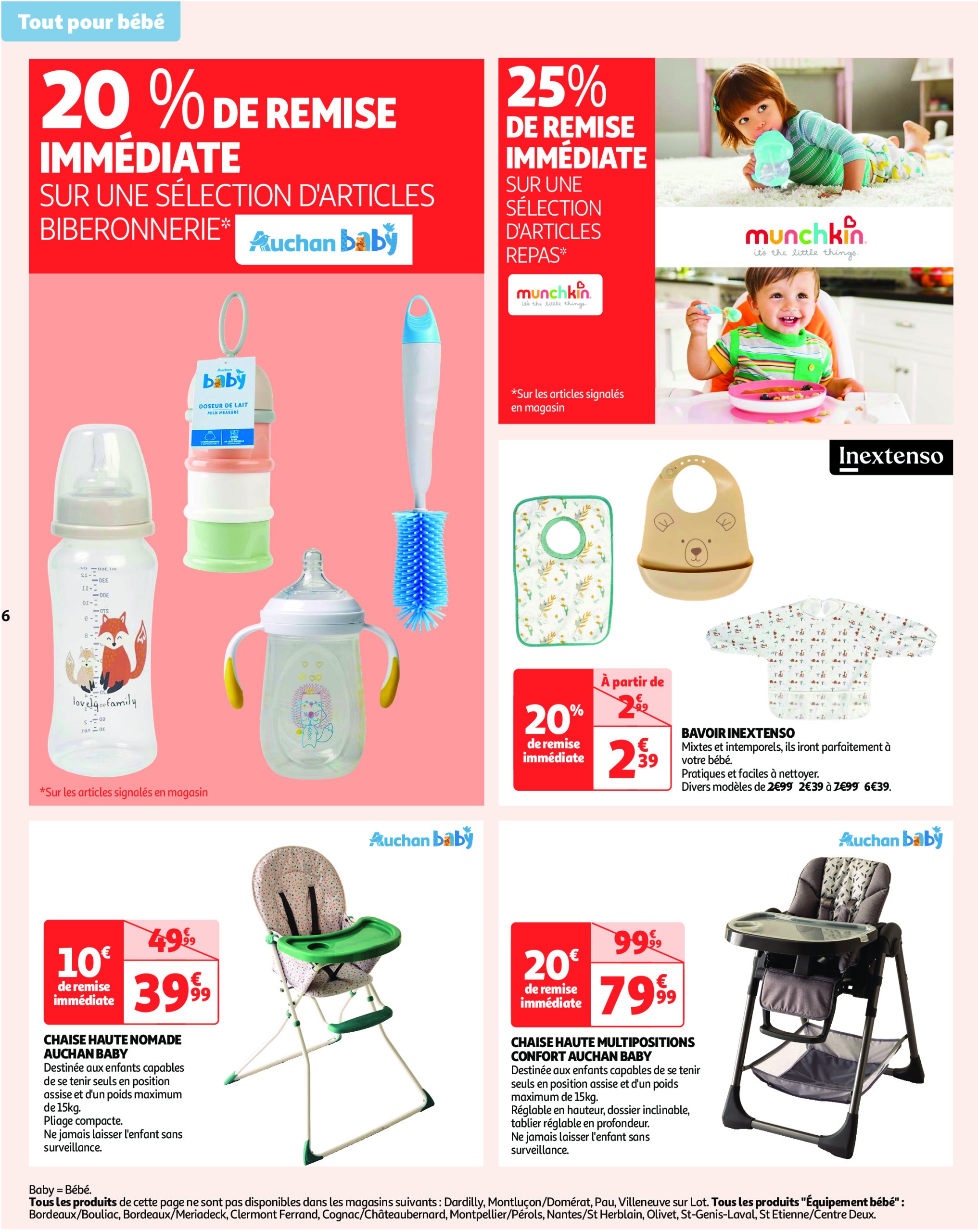 auchan - Catalogue Auchan - Des prix bas dès les premiers pas valable dès 07/01 - 19/01 - page: 6