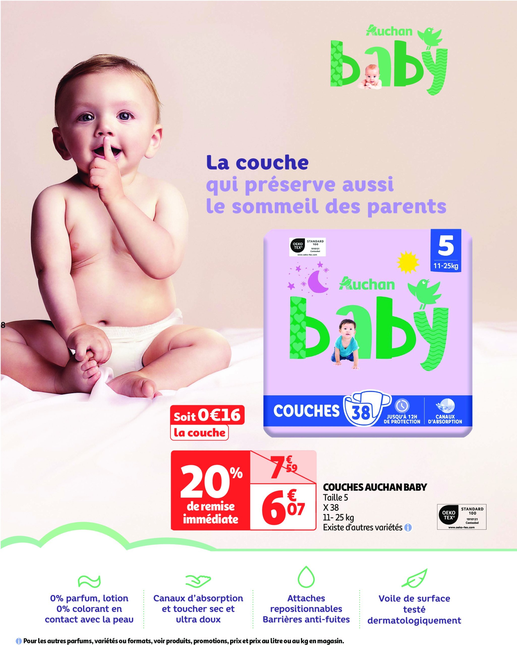 auchan - Catalogue Auchan - Des prix bas dès les premiers pas valable dès 07/01 - 19/01 - page: 8