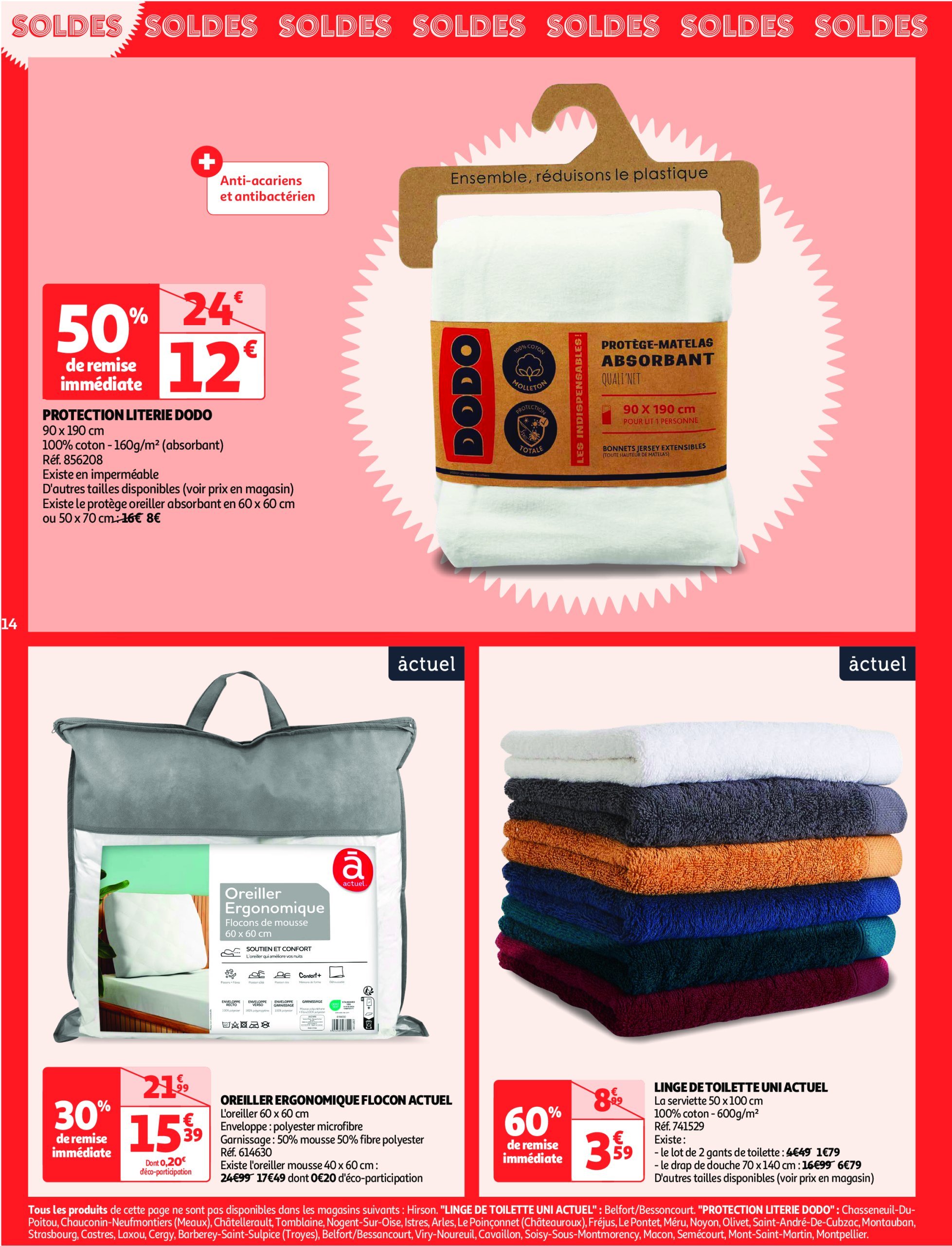 auchan - Catalogue Auchan - Soldes valable dès 08/01 - 04/02 - page: 14