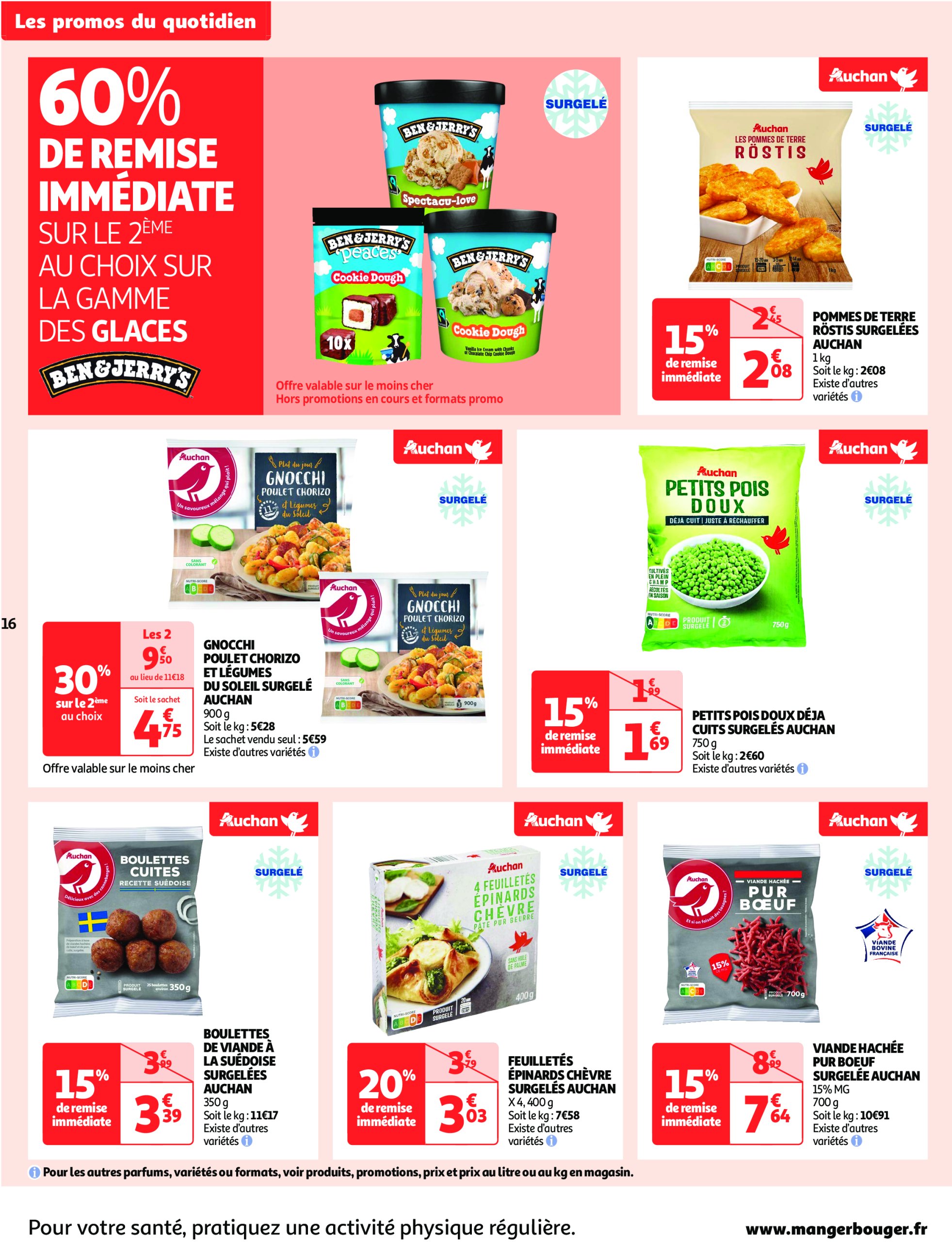 auchan - Catalogue Auchan supermarché - C'est parti pour une année moins chère sans votre super valable dès 14/01 - 25/01 - page: 16