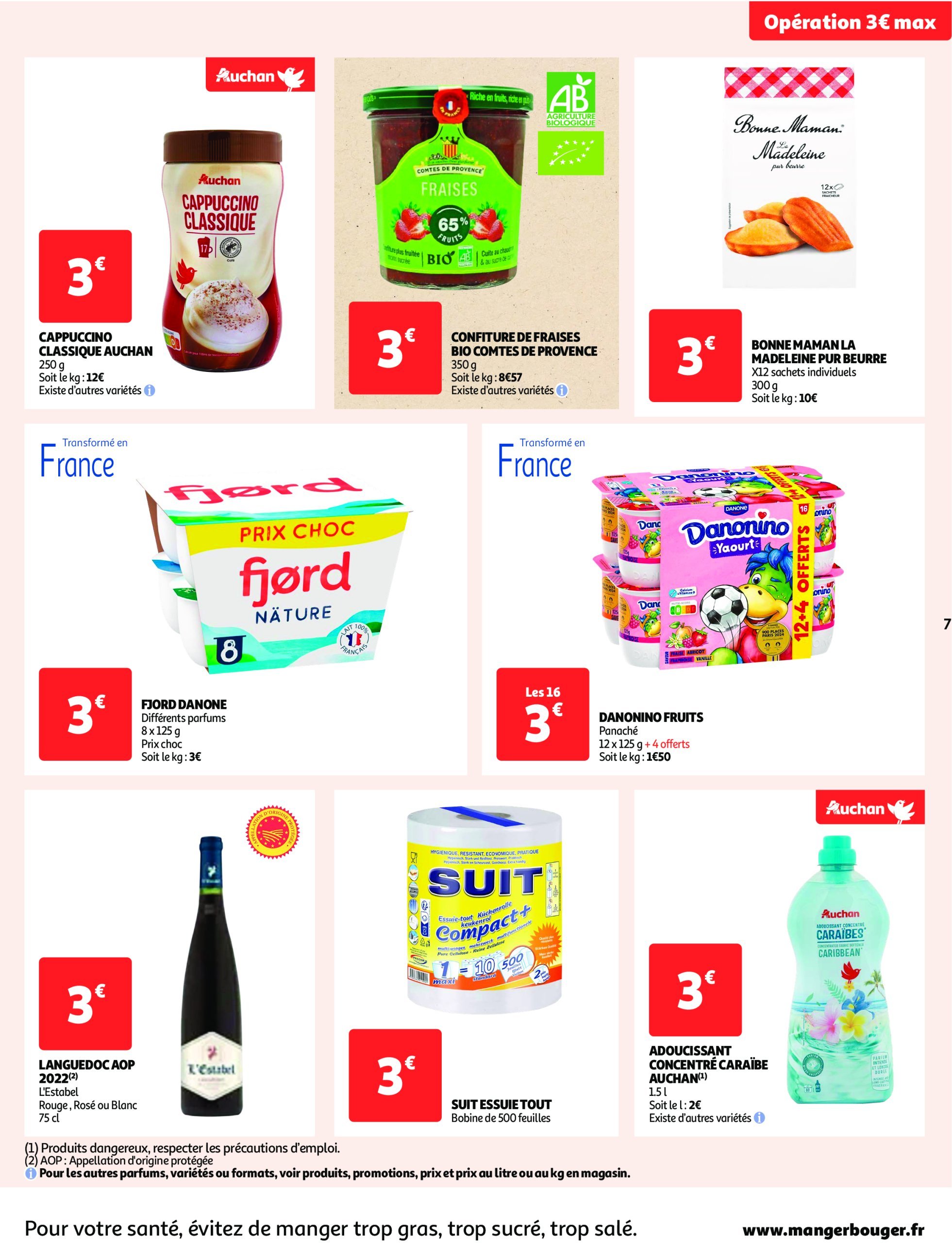 auchan - Catalogue Auchan supermarché - C'est parti pour une année moins chère sans votre super valable dès 14/01 - 25/01 - page: 7