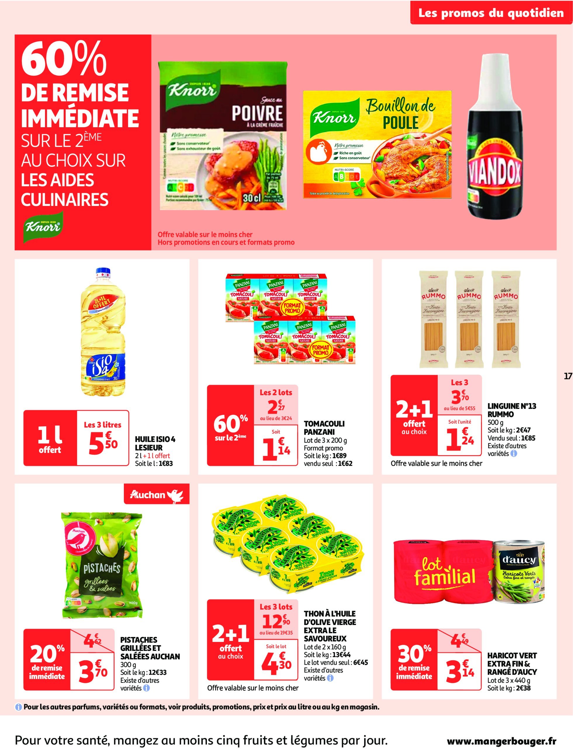 auchan - Catalogue Auchan supermarché - C'est parti pour une année moins chère sans votre super valable dès 14/01 - 25/01 - page: 17