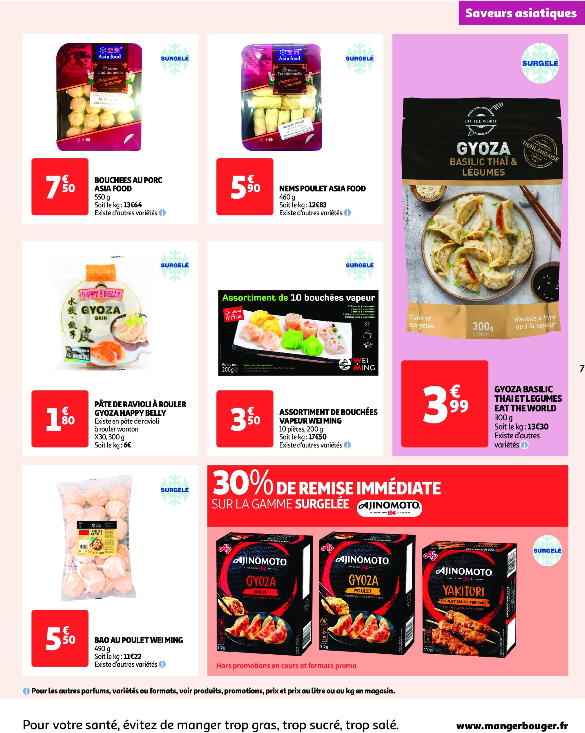 auchan - Catalogue Auchan - On peut aller très loin avec des prix bas valable dès 14/01 - 29/01 - page: 7