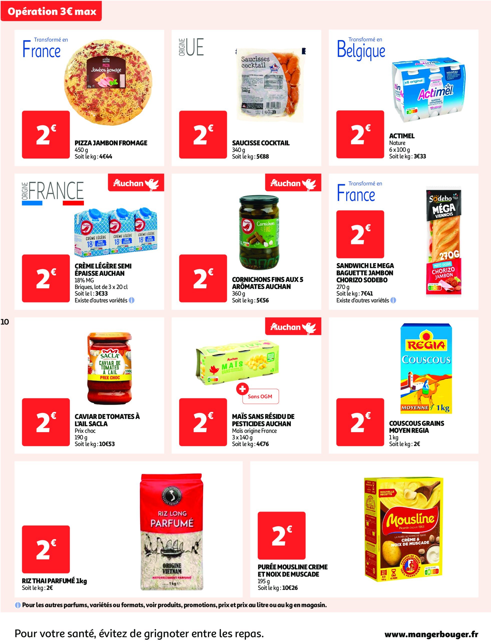 auchan - Catalogue Auchan - C'est parti pour une année moins chère valable dès 14/01 - 26/01 - page: 10