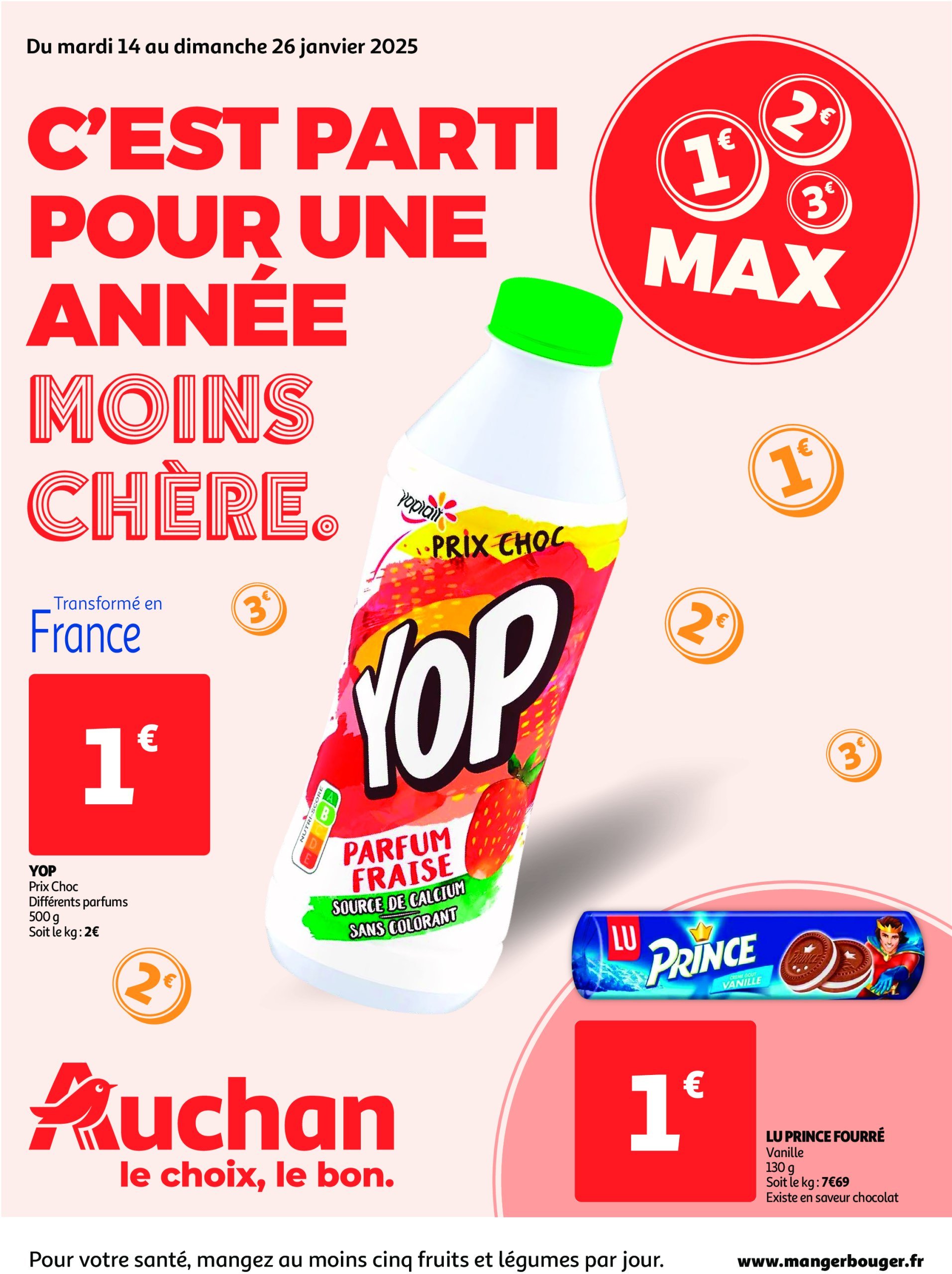 auchan - Catalogue Auchan - C'est parti pour une année moins chère valable dès 14/01 - 26/01