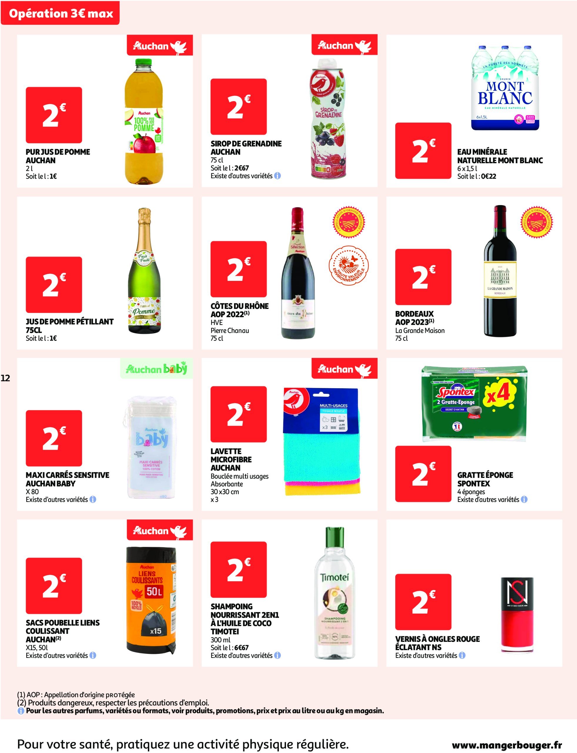 auchan - Catalogue Auchan - C'est parti pour une année moins chère valable dès 14/01 - 26/01 - page: 12