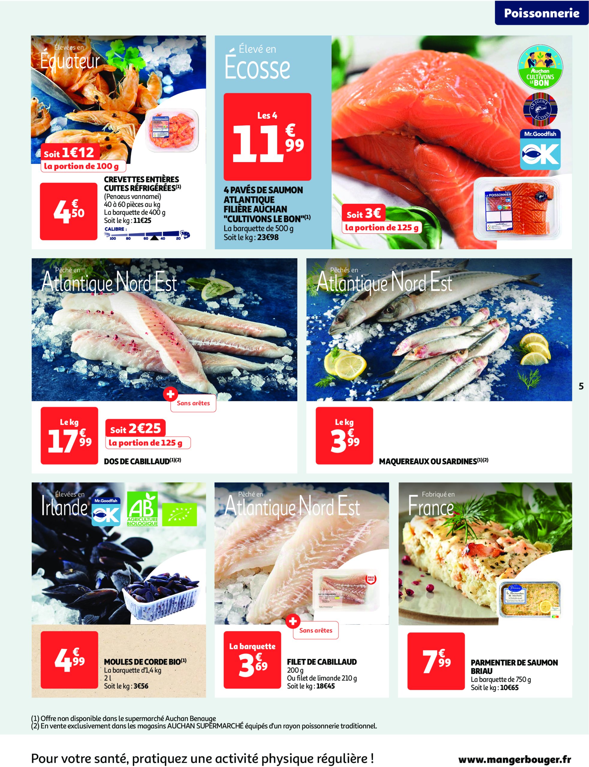 auchan - Catalogue Auchan supermarché - Le frais, le bon moins cher valable dès 21/01 - 25/01 - page: 5