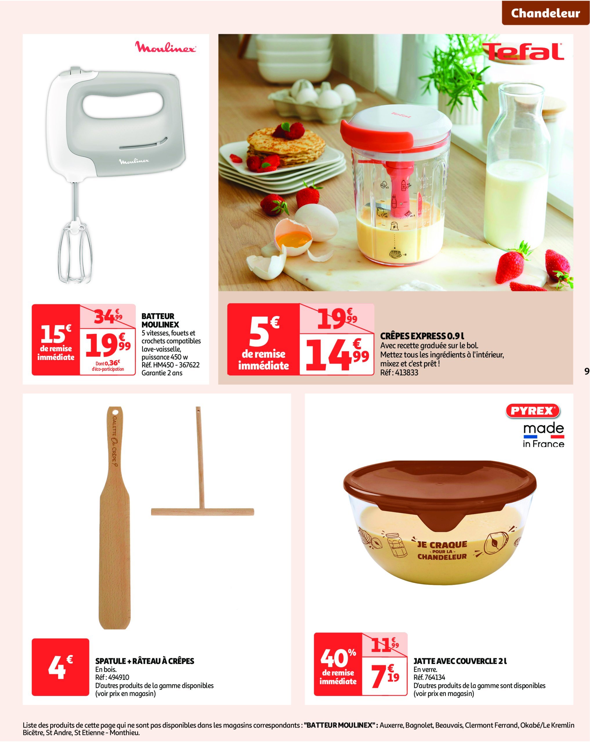 auchan - Catalogue Auchan - C'est parti pour la chandeleur valable dès 21/01 - 02/02 - page: 9