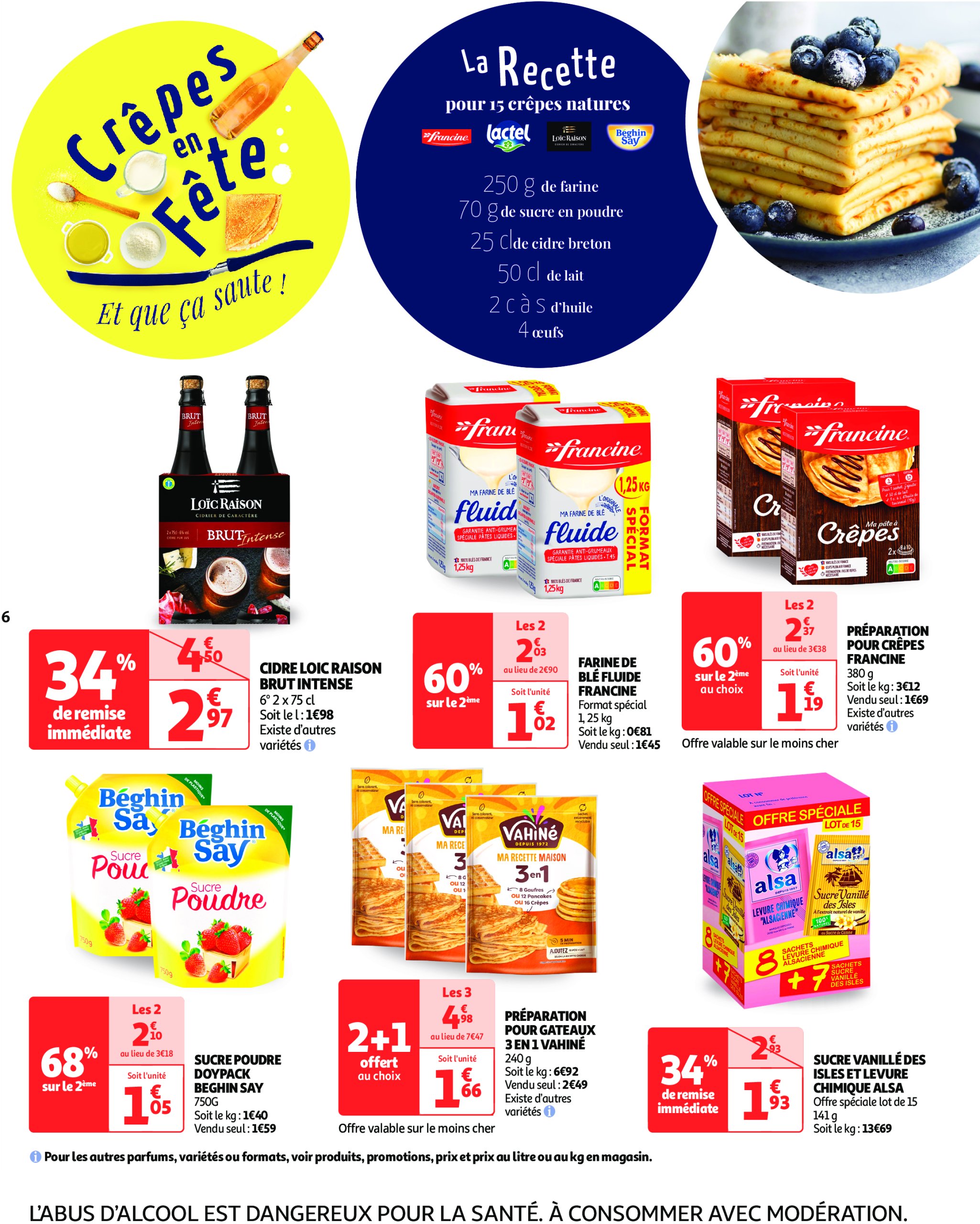 auchan - Catalogue Auchan - C'est parti pour la chandeleur valable dès 21/01 - 02/02 - page: 6