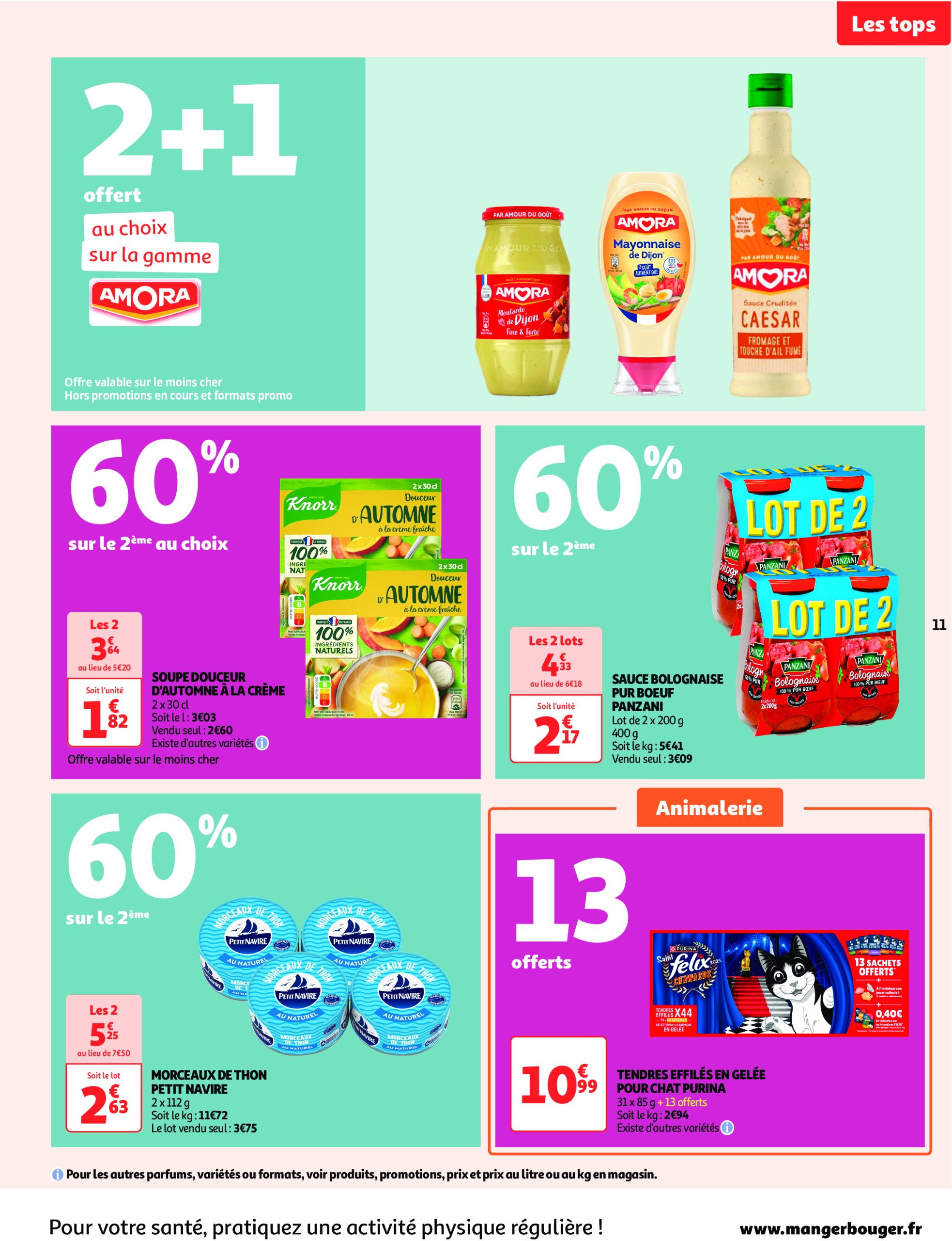 auchan - Catalogue Auchan supermarché - Des prix aussi bas, c'est le Top dans votre super valable dès 28/01 - 08/02 - page: 11