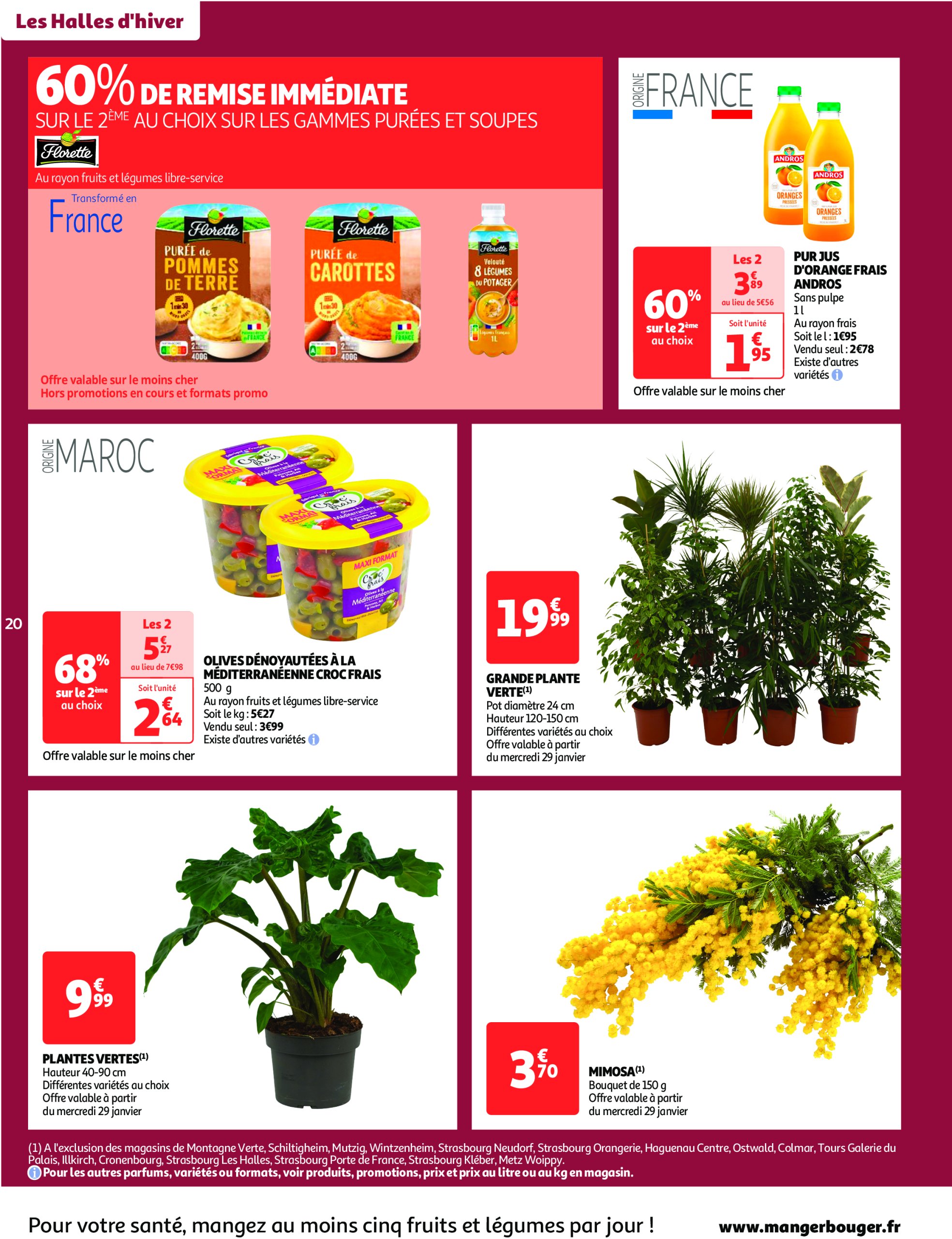 auchan - Catalogue Auchan supermarché - Des prix aussi bas, c'est le Top dans votre super valable dès 28/01 - 08/02 - page: 20