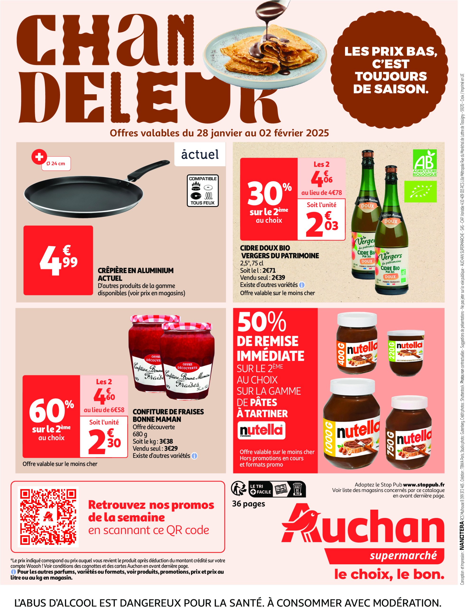 auchan - Catalogue Auchan supermarché - Des prix aussi bas, c'est le Top dans votre super valable dès 28/01 - 08/02 - page: 36