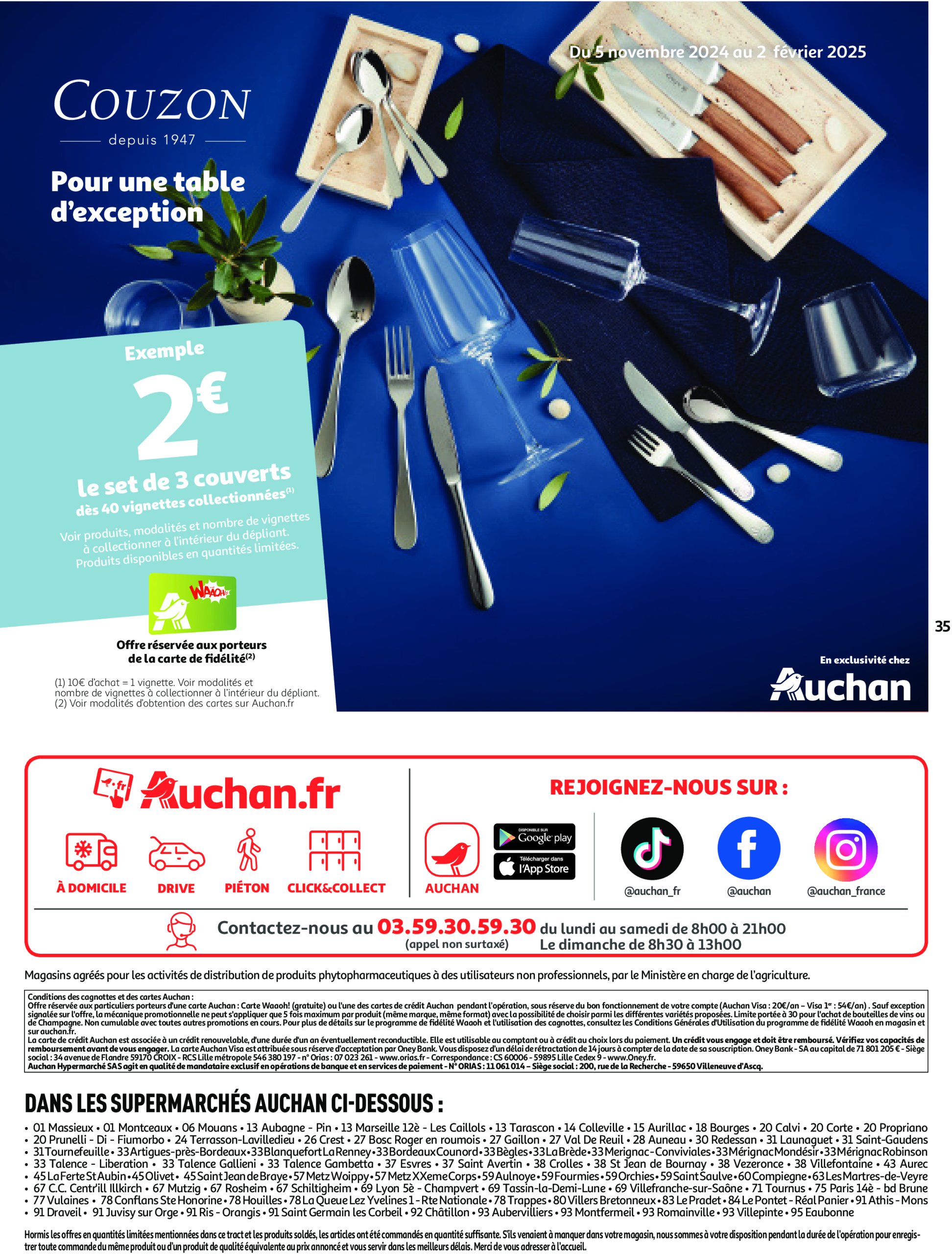 auchan - Catalogue Auchan supermarché - Des prix aussi bas, c'est le Top dans votre super valable dès 28/01 - 08/02 - page: 35